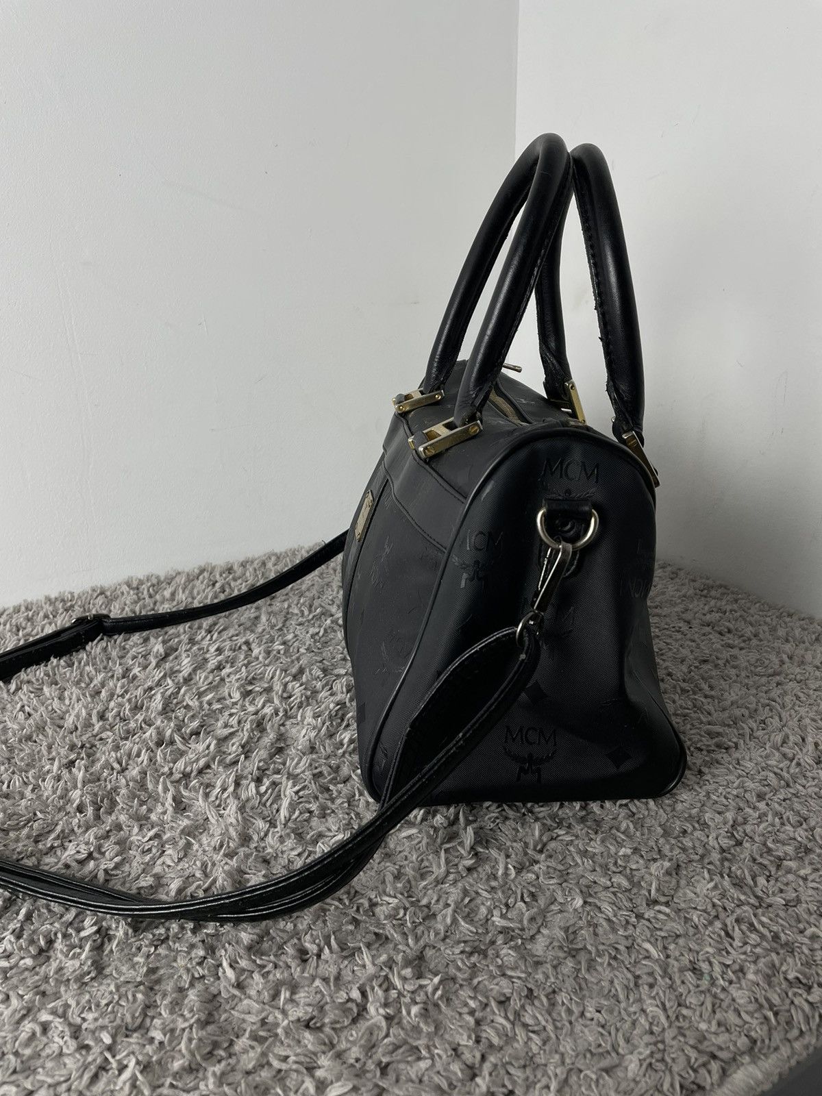 MCM MCM Bag black monogram 05580 patricia cromer Size ONE SIZE - 8 Thumbnail