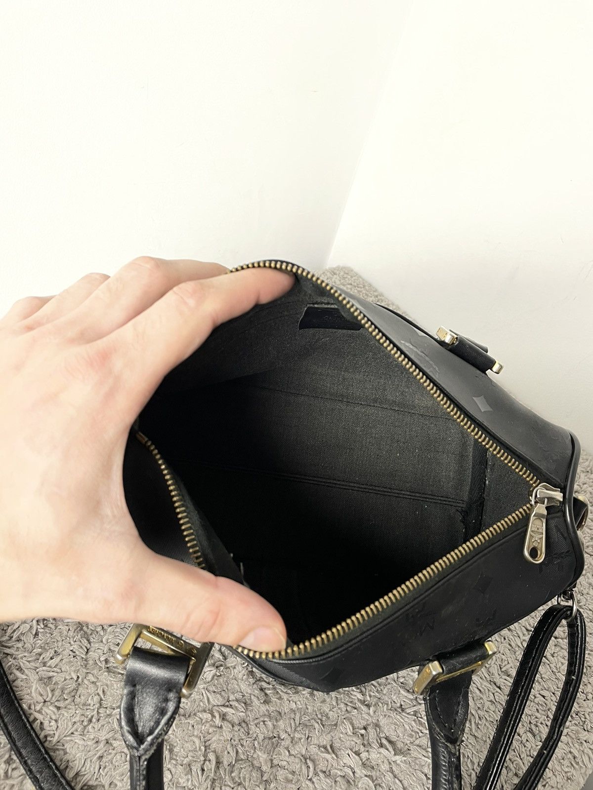 MCM MCM Bag black monogram 05580 patricia cromer Size ONE SIZE - 17 Thumbnail