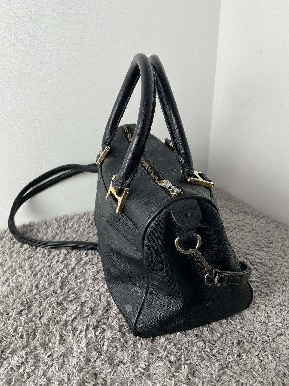 MCM MCM Bag black monogram 05580 patricia cromer Size ONE SIZE - 10 Thumbnail
