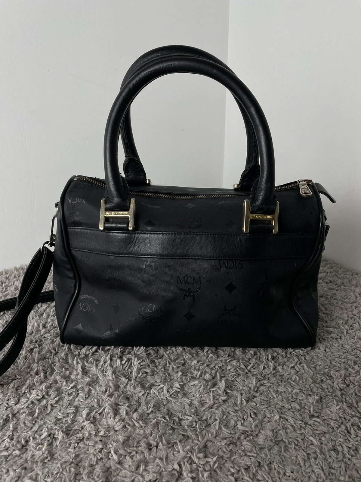 MCM MCM Bag black monogram 05580 patricia cromer Size ONE SIZE - 9 Thumbnail