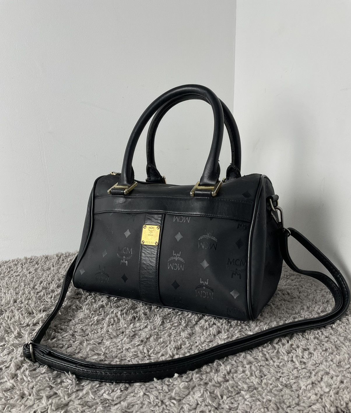 MCM MCM Bag black monogram 05580 patricia cromer Size ONE SIZE - 7 Thumbnail