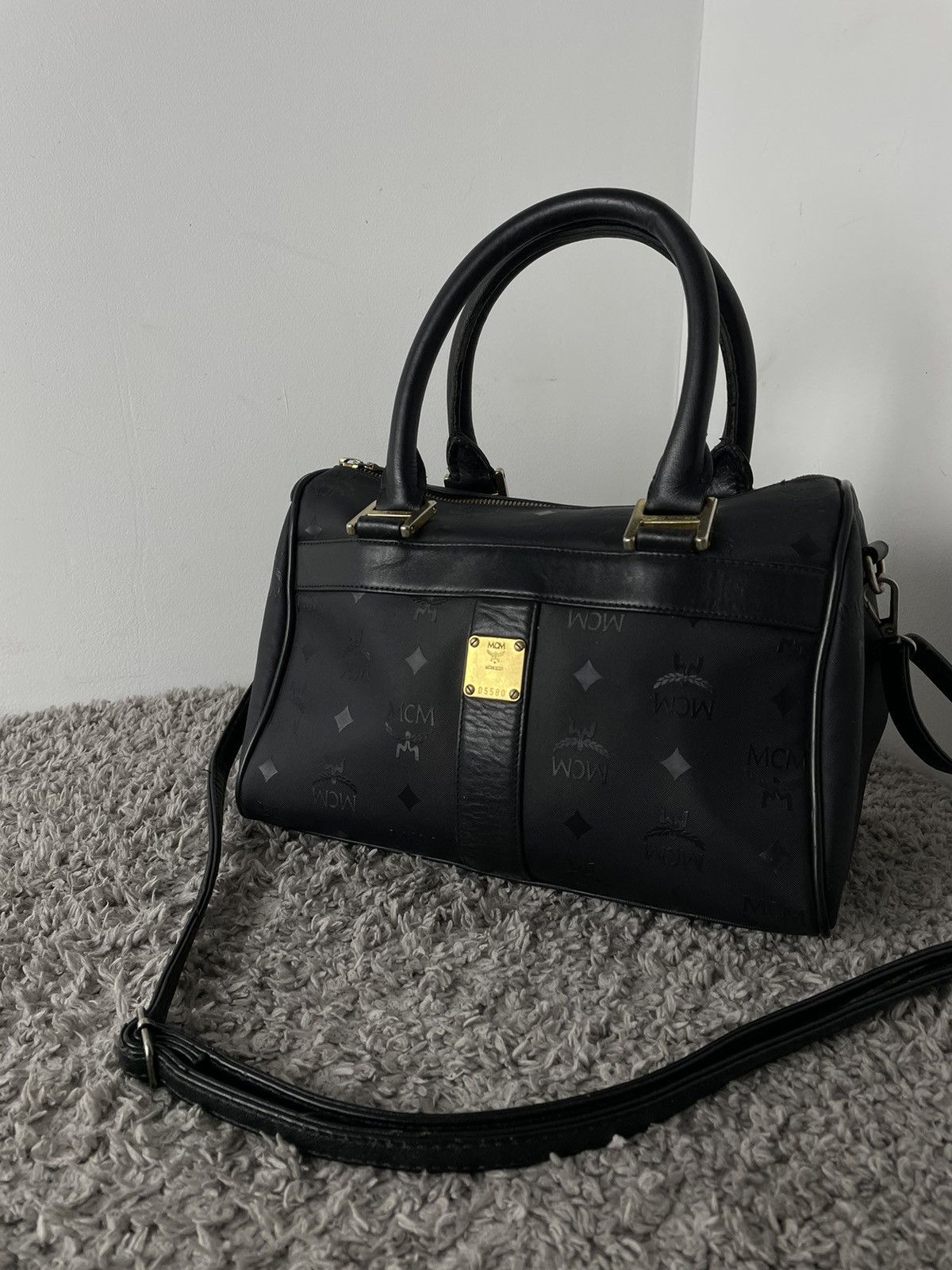 MCM MCM Bag black monogram 05580 patricia cromer Size ONE SIZE - 2 Thumbnail