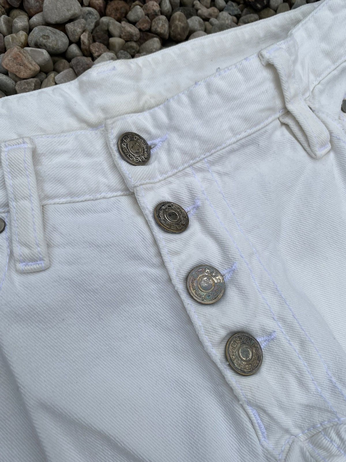 Dsquared2 × Vintage Vintage Dsquared2 Denim Jeans White Size US 34 / EU 50 - 3 Thumbnail