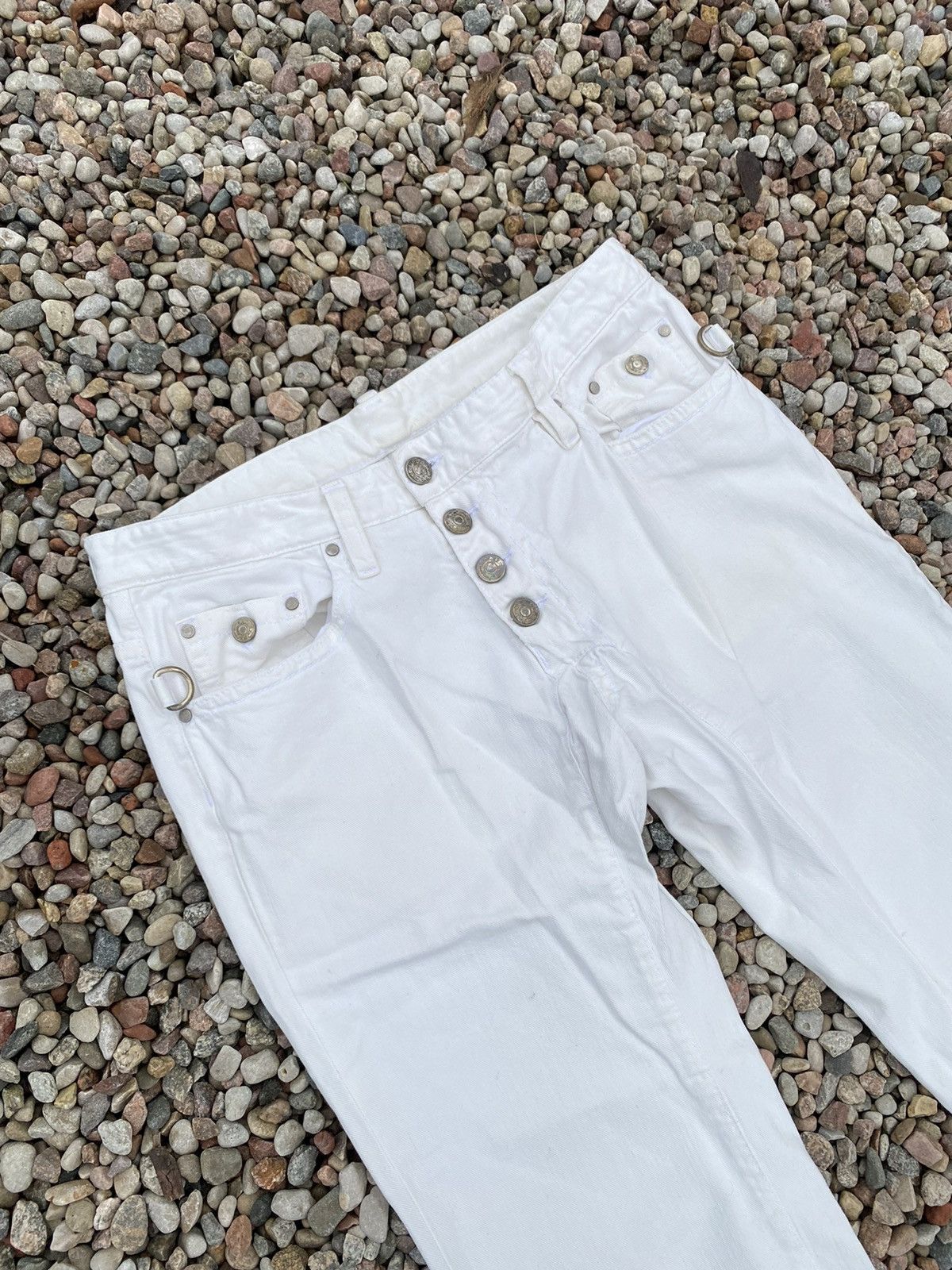Dsquared2 × Vintage Vintage Dsquared2 Denim Jeans White Size US 34 / EU 50 - 2 Thumbnail