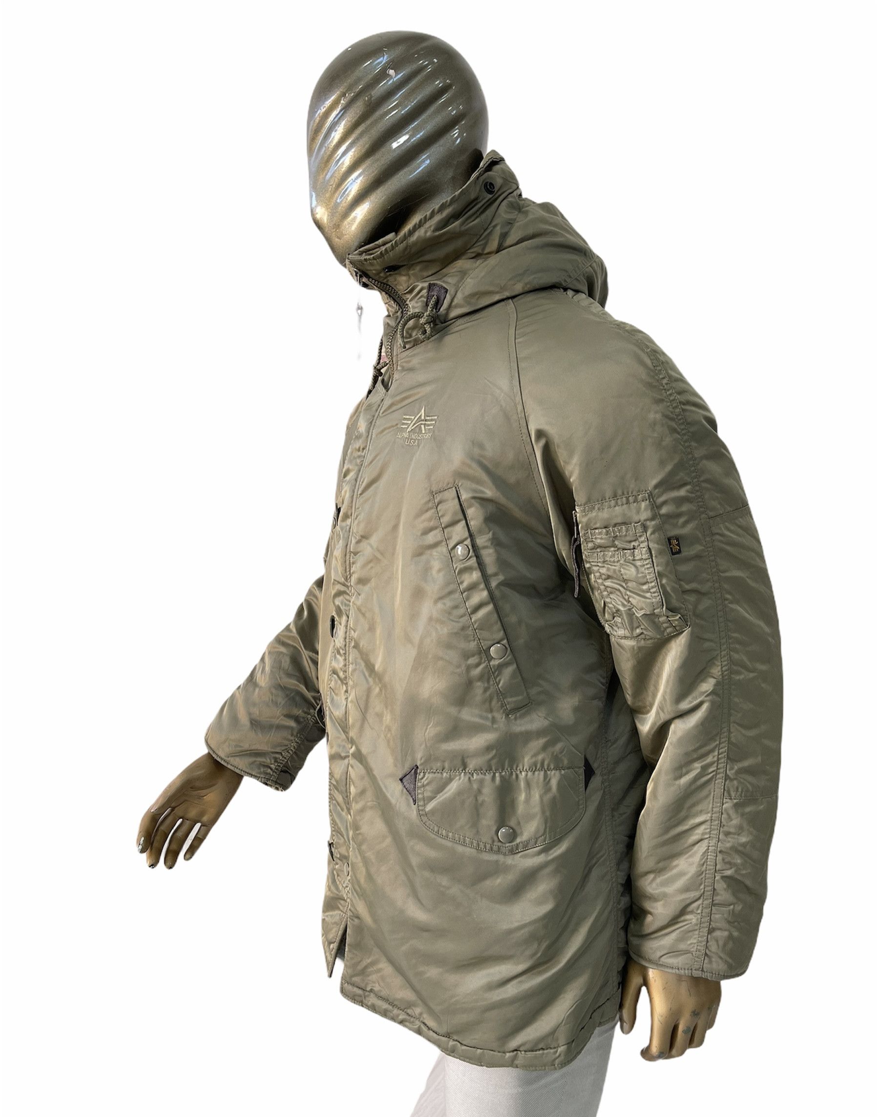 Alpha Industries Parka puffer down jacket hooded Alpha industries L / xl Size US XL / EU 56 / 4 - 7 Thumbnail