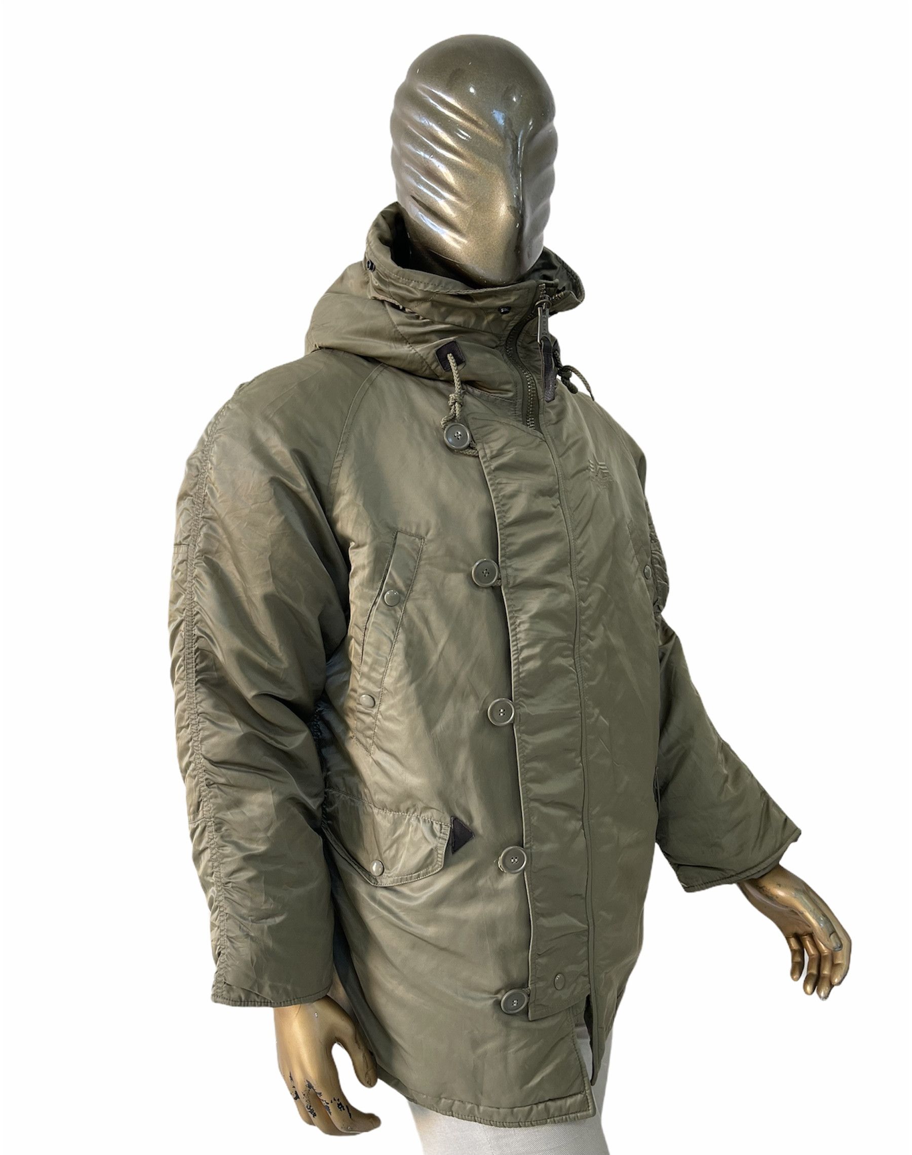 Alpha Industries Parka puffer down jacket hooded Alpha industries L / xl Size US XL / EU 56 / 4 - 6 Thumbnail