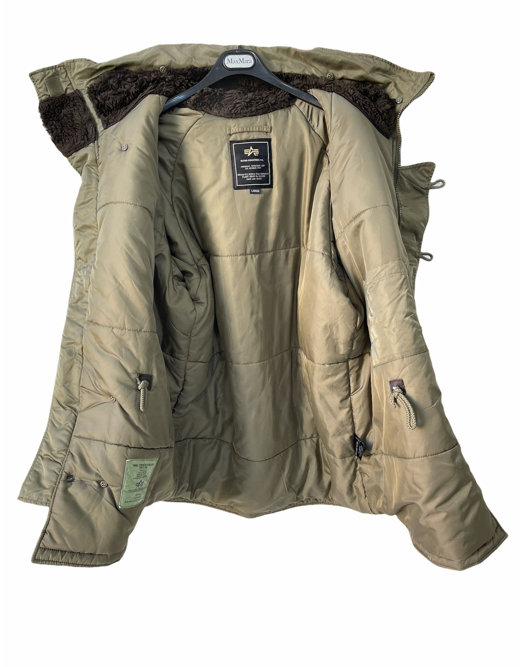 Alpha Industries Parka puffer down jacket hooded Alpha industries L / xl Size US XL / EU 56 / 4 - 5 Thumbnail