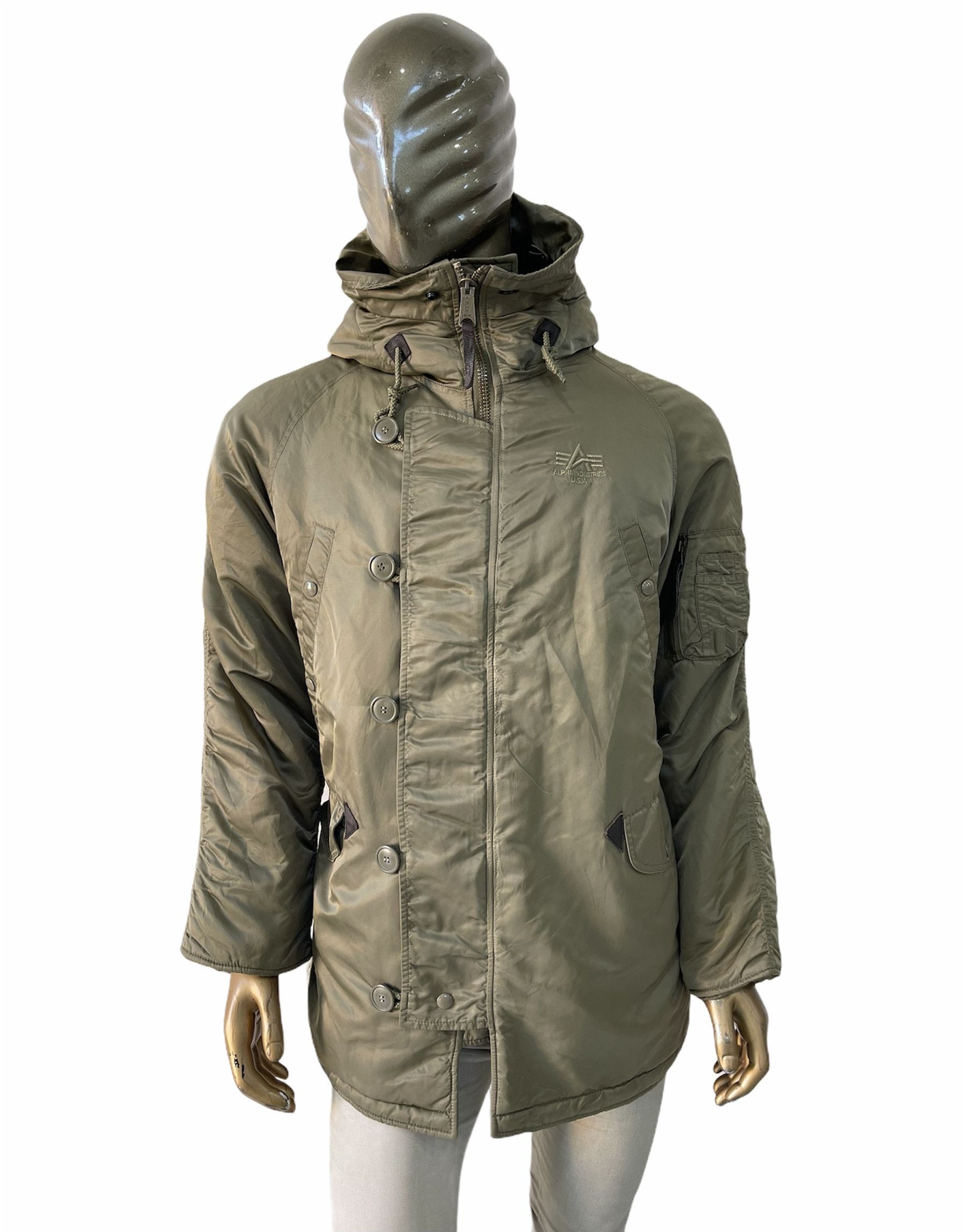 Alpha Industries Parka puffer down jacket hooded Alpha industries L / xl Size US XL / EU 56 / 4 - 1 Thumbnail