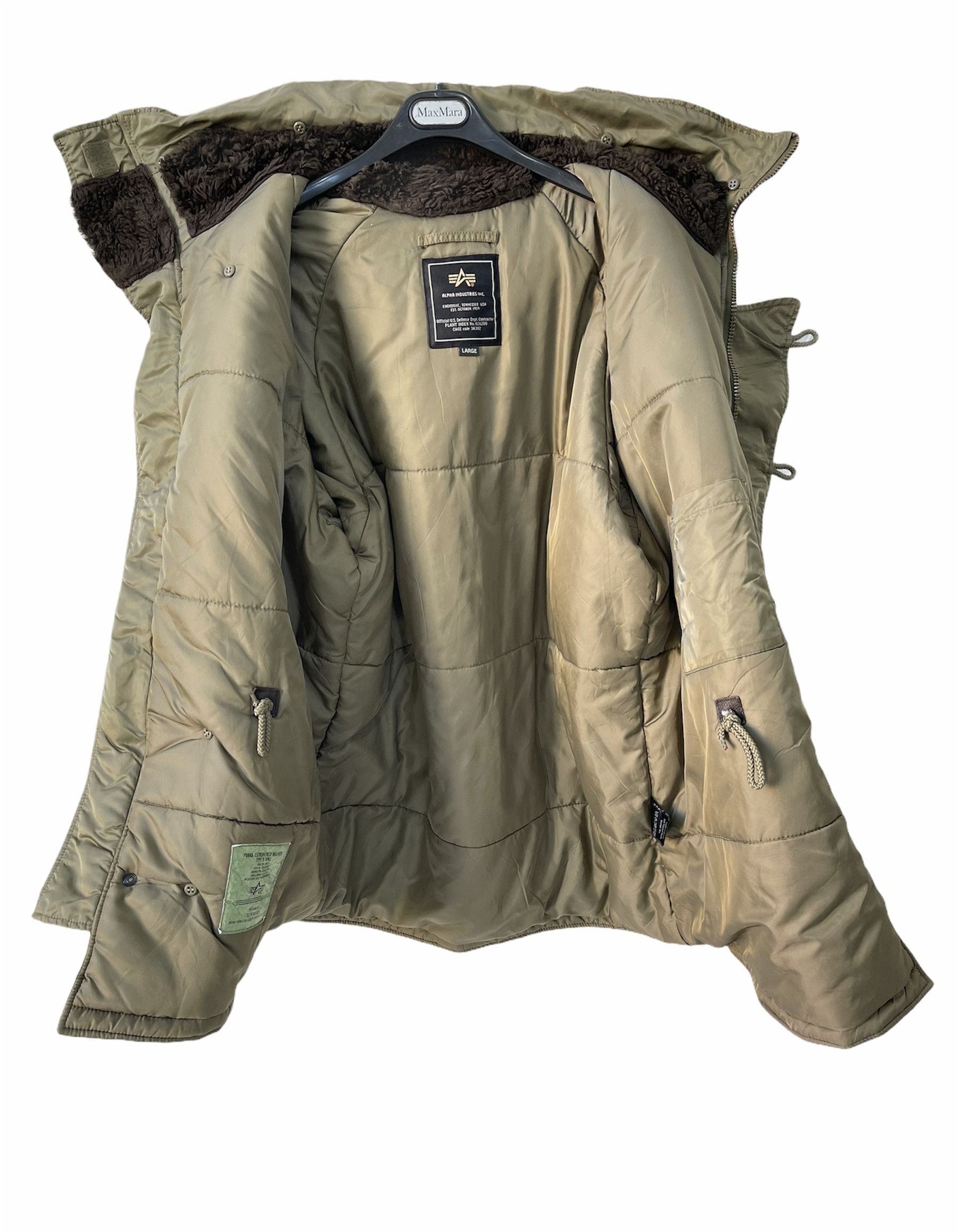 Alpha Industries Parka puffer down jacket hooded Alpha industries L / xl Size US XL / EU 56 / 4 - 3 Thumbnail