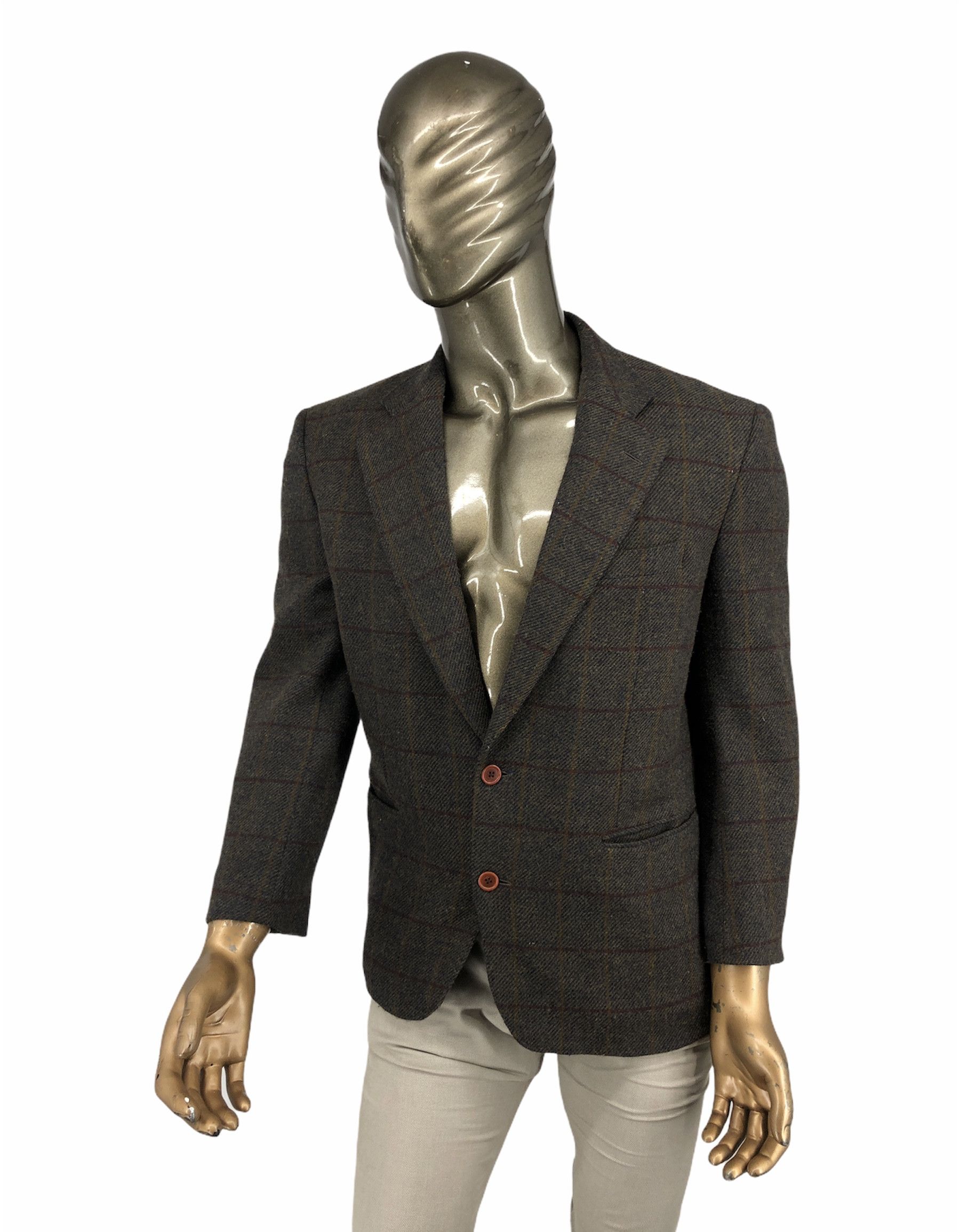 Burberry Burberry Blazer striped M wool jacket coat Size US M / EU 48-50 / 2 - 1 Thumbnail
