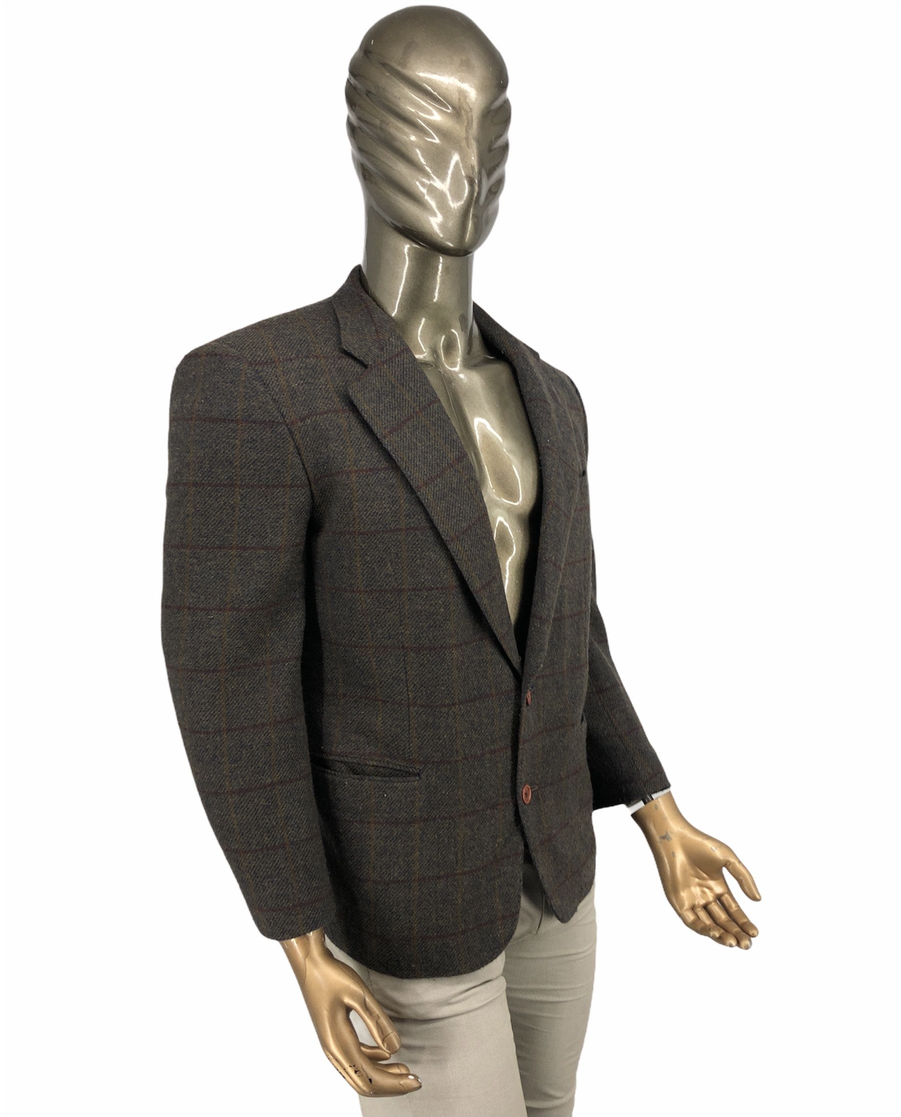 Burberry Burberry Blazer striped M wool jacket coat Size US M / EU 48-50 / 2 - 2 Thumbnail