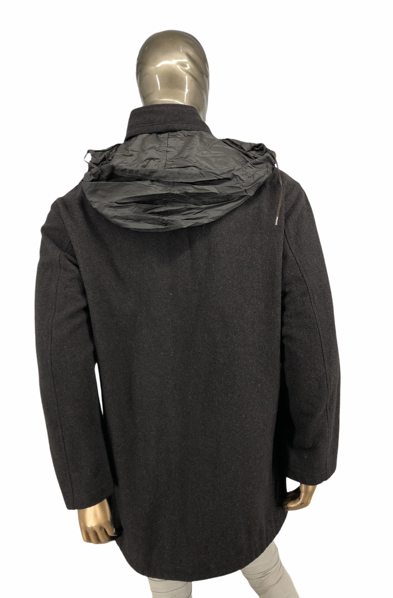 Ermenegildo Zegna Hooded italy Ermenegildo Zegna wool Coat jacket parka Size US XL / EU 56 / 4 - 6 Thumbnail