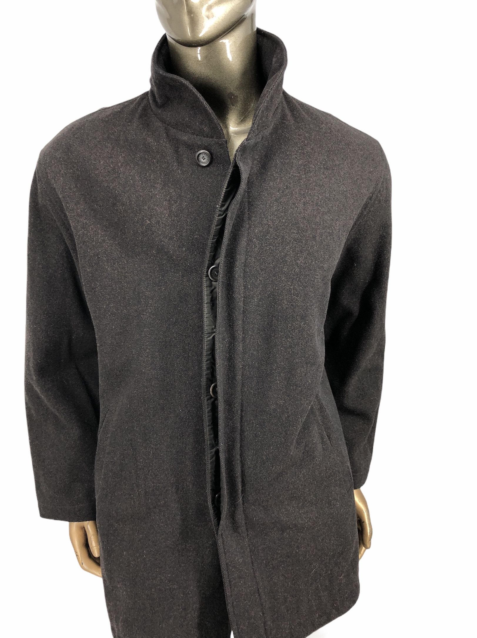 Ermenegildo Zegna Hooded italy Ermenegildo Zegna wool Coat jacket parka Size US XL / EU 56 / 4 - 7 Thumbnail