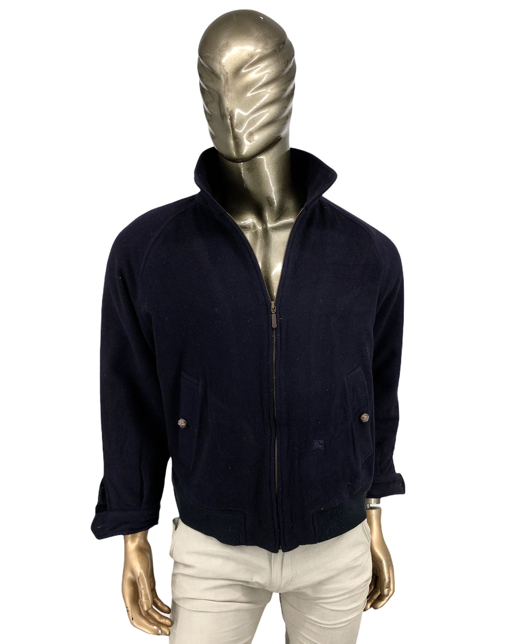 Burberry Burberry burberry vintage rare bomber wool 52it L Size US L / EU 52-54 / 3 - 1 Thumbnail