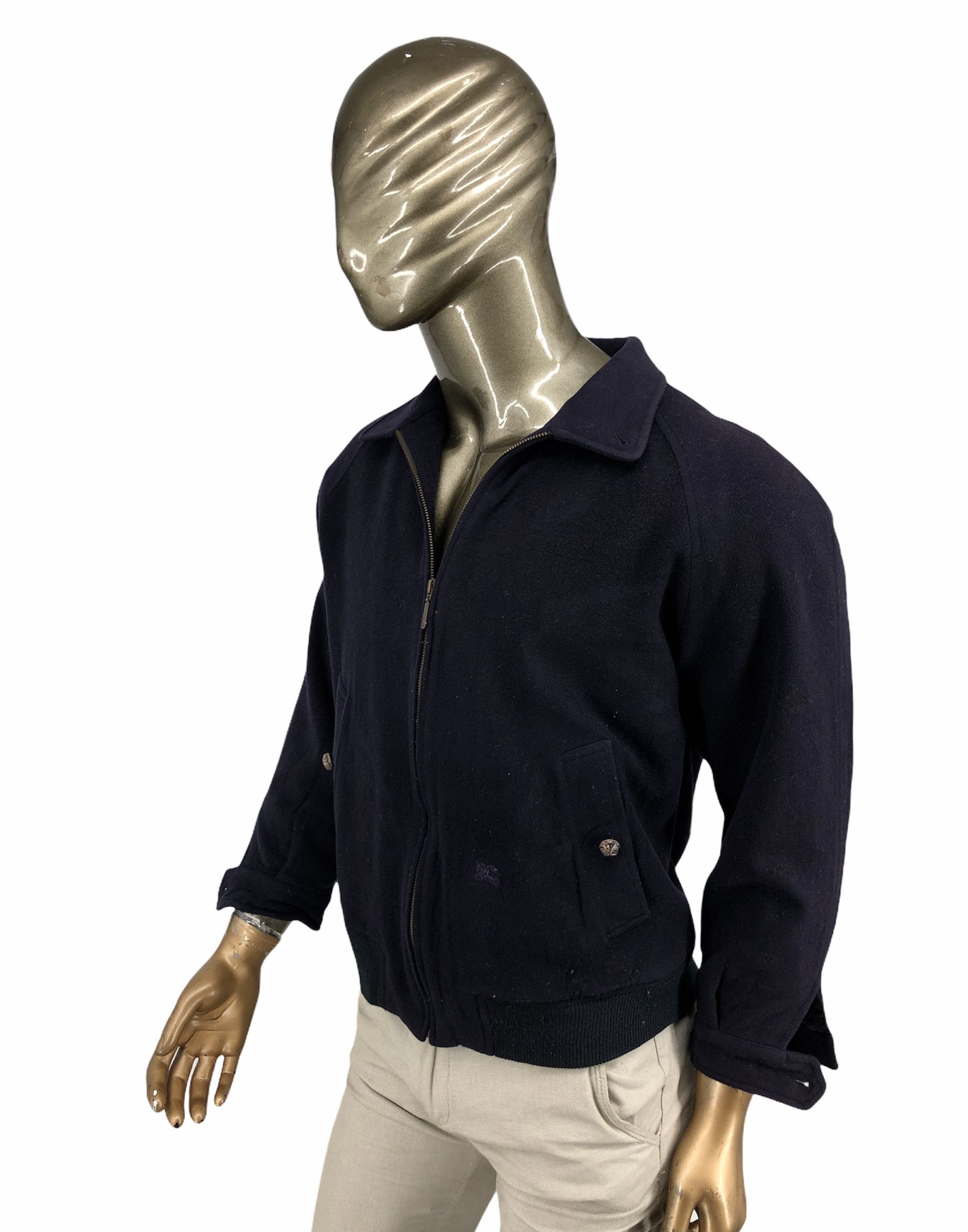 Burberry Burberry burberry vintage rare bomber wool 52it L Size US L / EU 52-54 / 3 - 4 Thumbnail