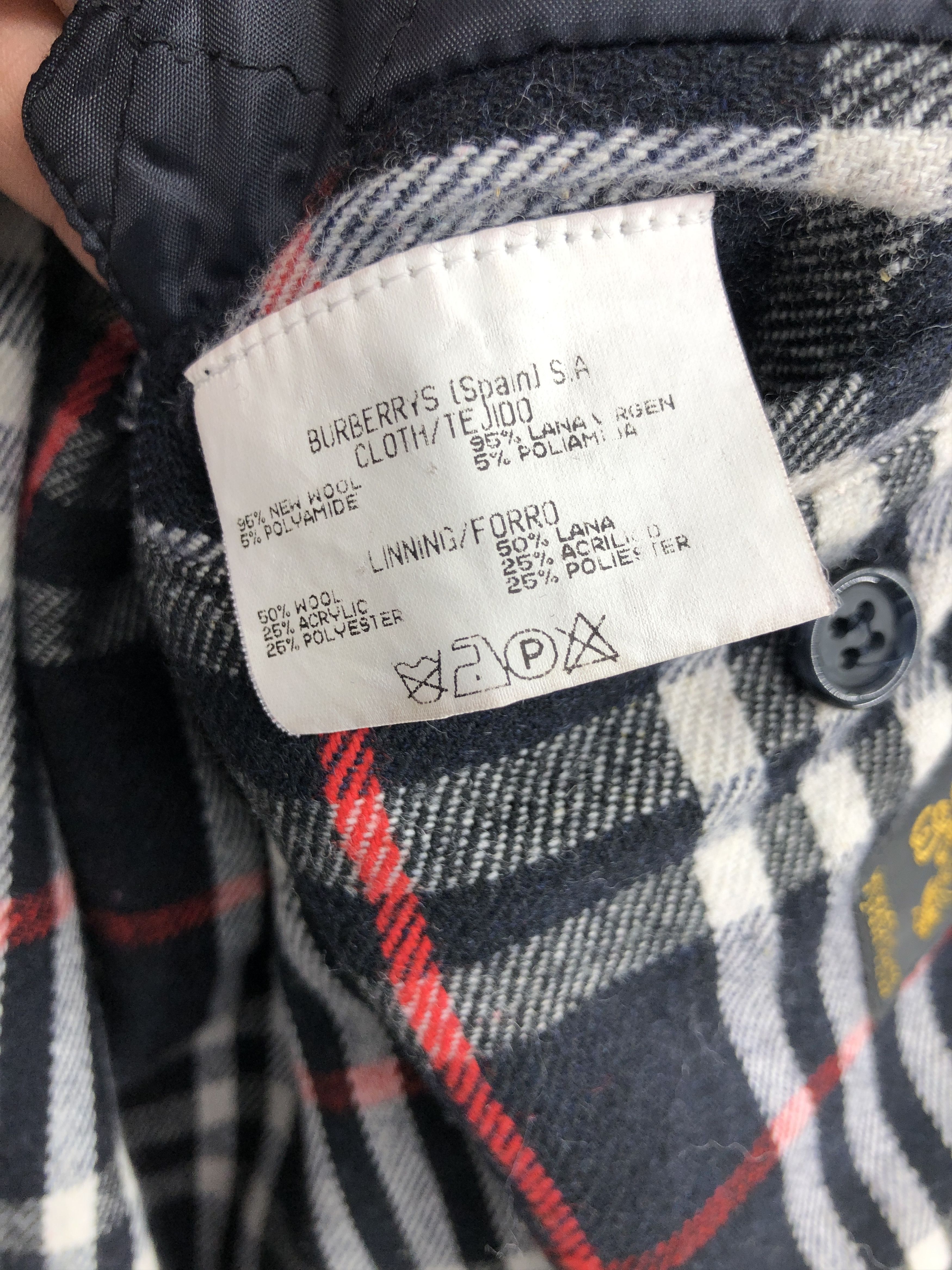 Burberry Burberry burberry vintage rare bomber wool 52it L Size US L / EU 52-54 / 3 - 9 Thumbnail