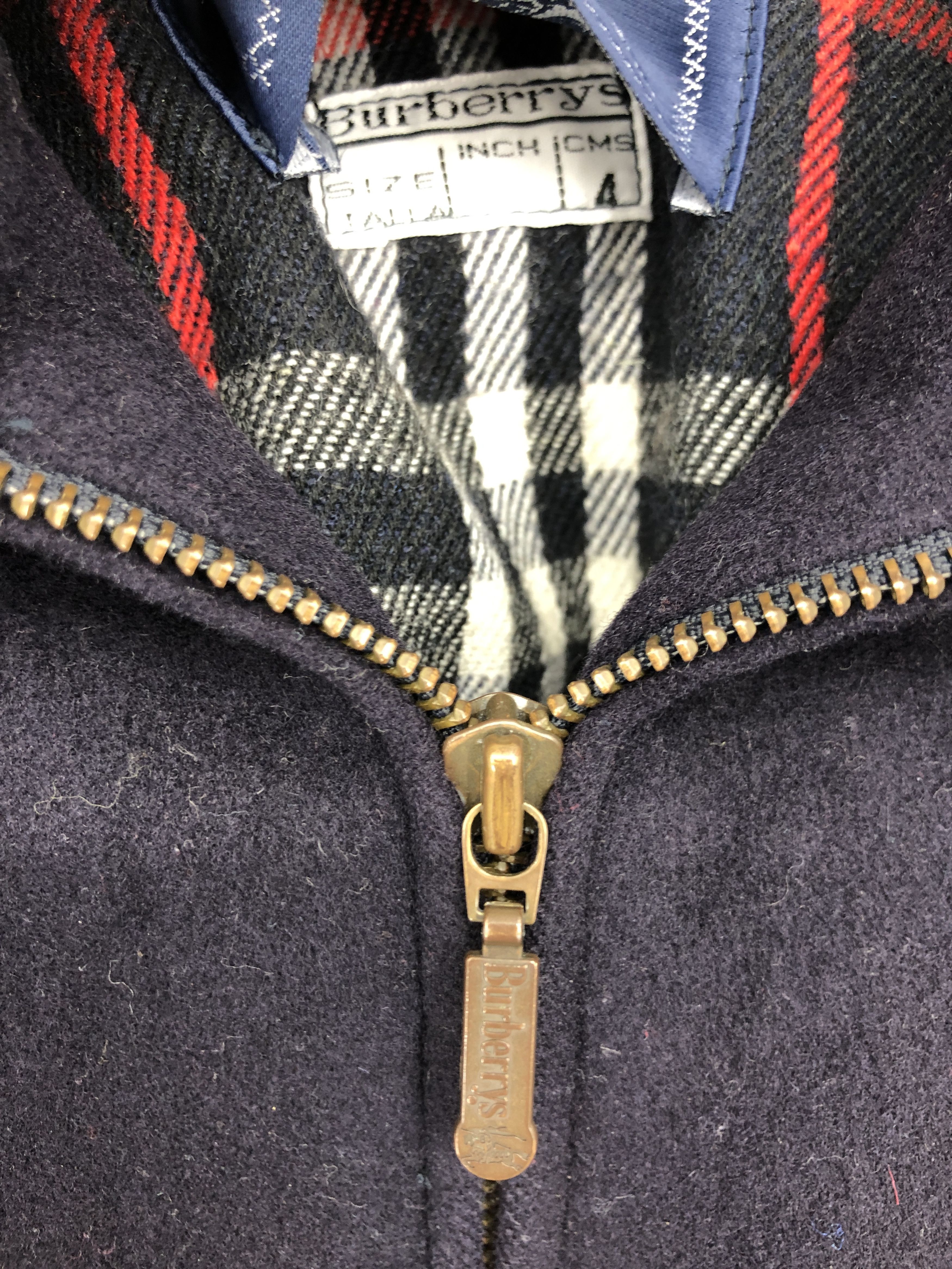 Burberry Burberry burberry vintage rare bomber wool 52it L Size US L / EU 52-54 / 3 - 10 Thumbnail