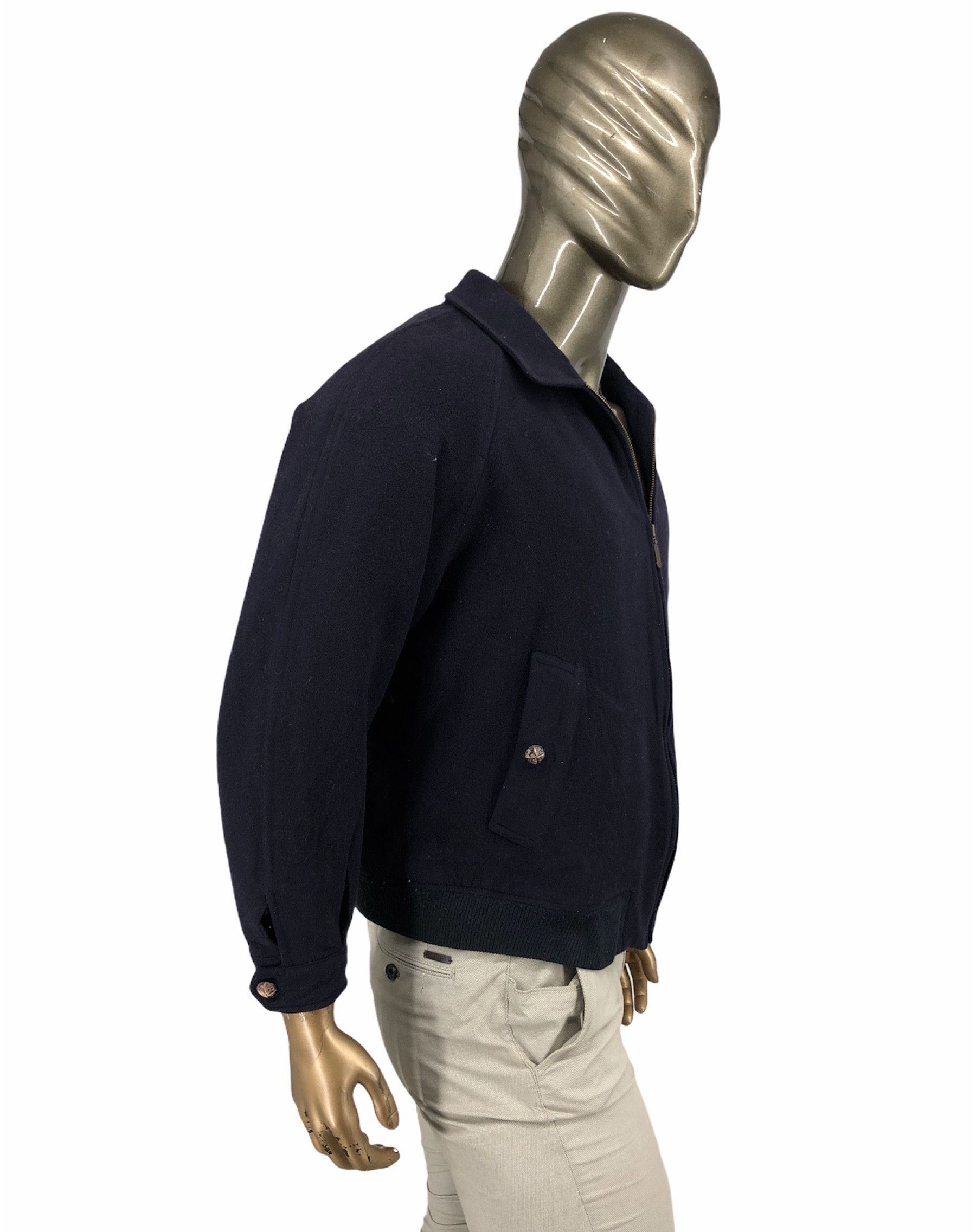 Burberry Burberry burberry vintage rare bomber wool 52it L Size US L / EU 52-54 / 3 - 2 Thumbnail
