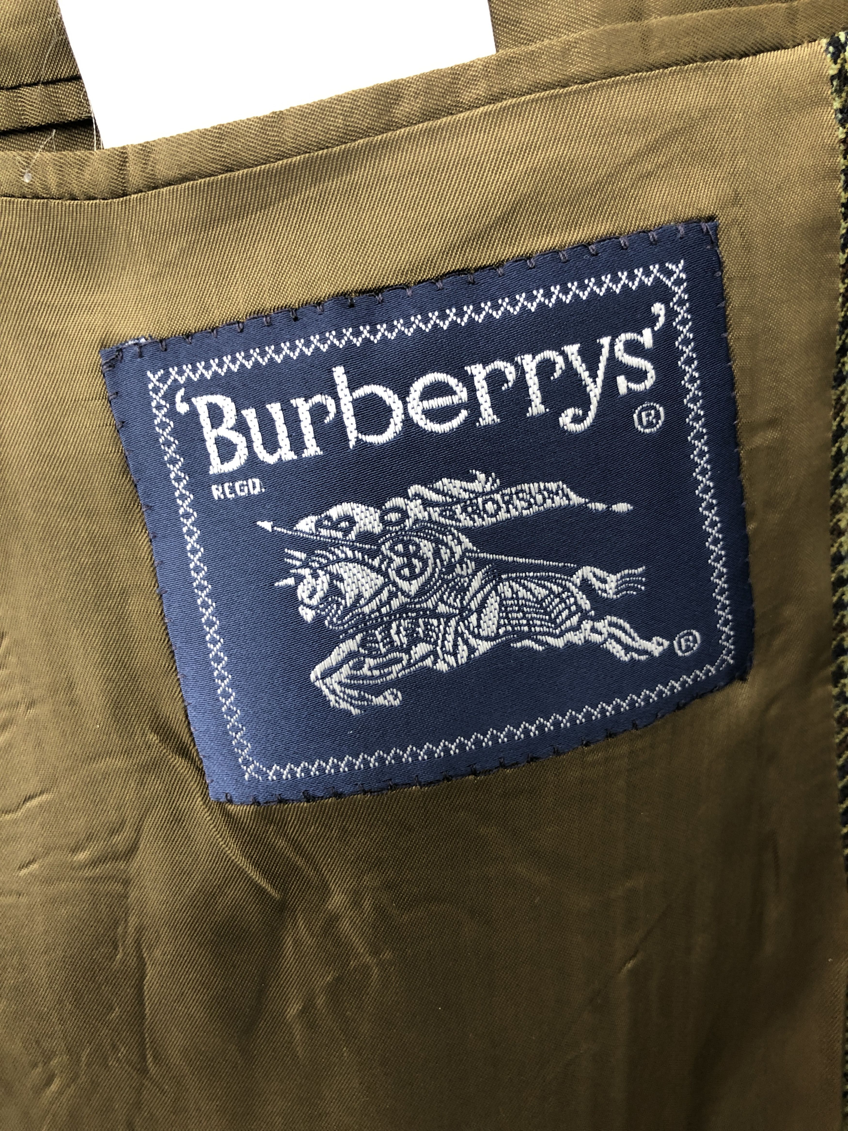 Burberry × Vintage Wool Vintage Burberry Blazer Coat Jacket small Size US S / EU 44-46 / 1 - 9 Thumbnail