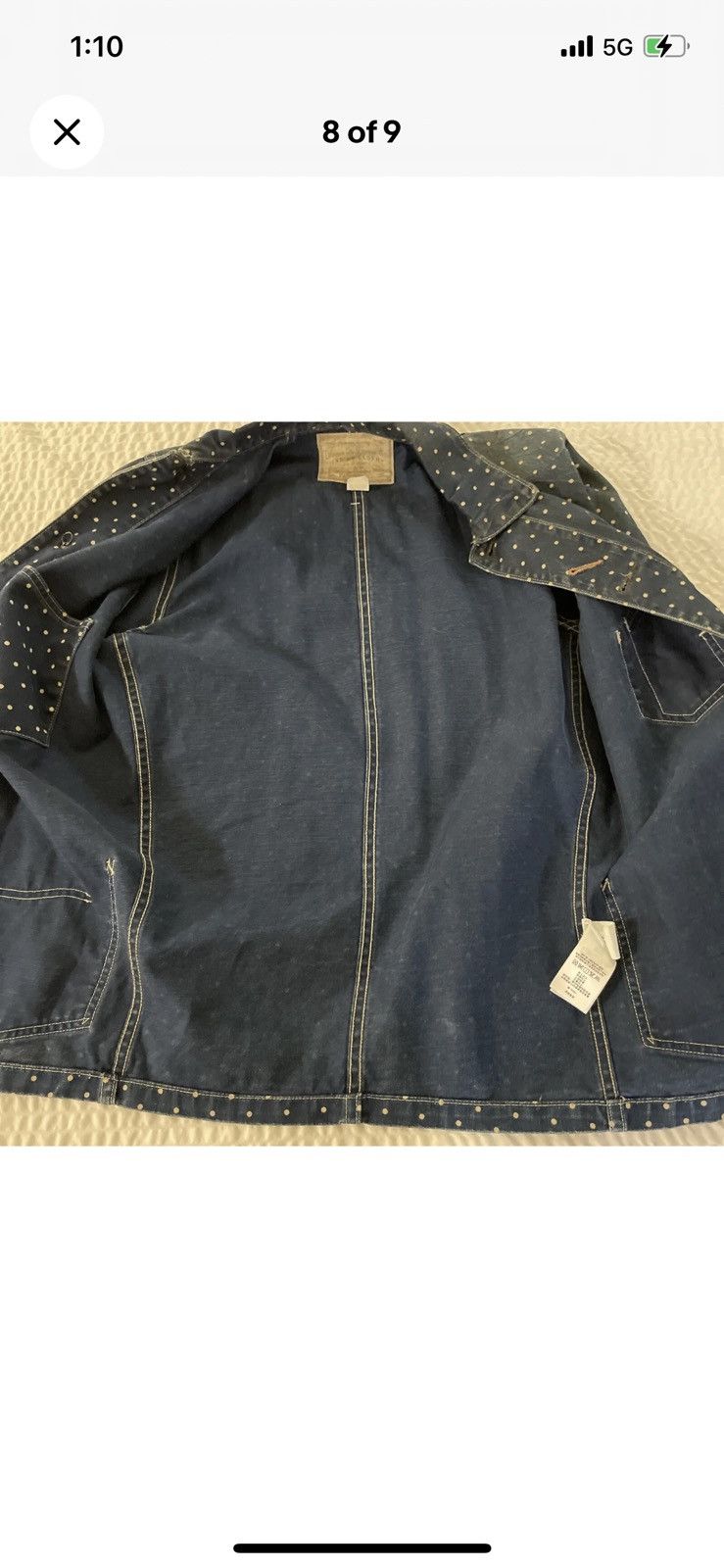 RRL Ralph Lauren Allen Work Jacket in Polkadot Wash | Grailed