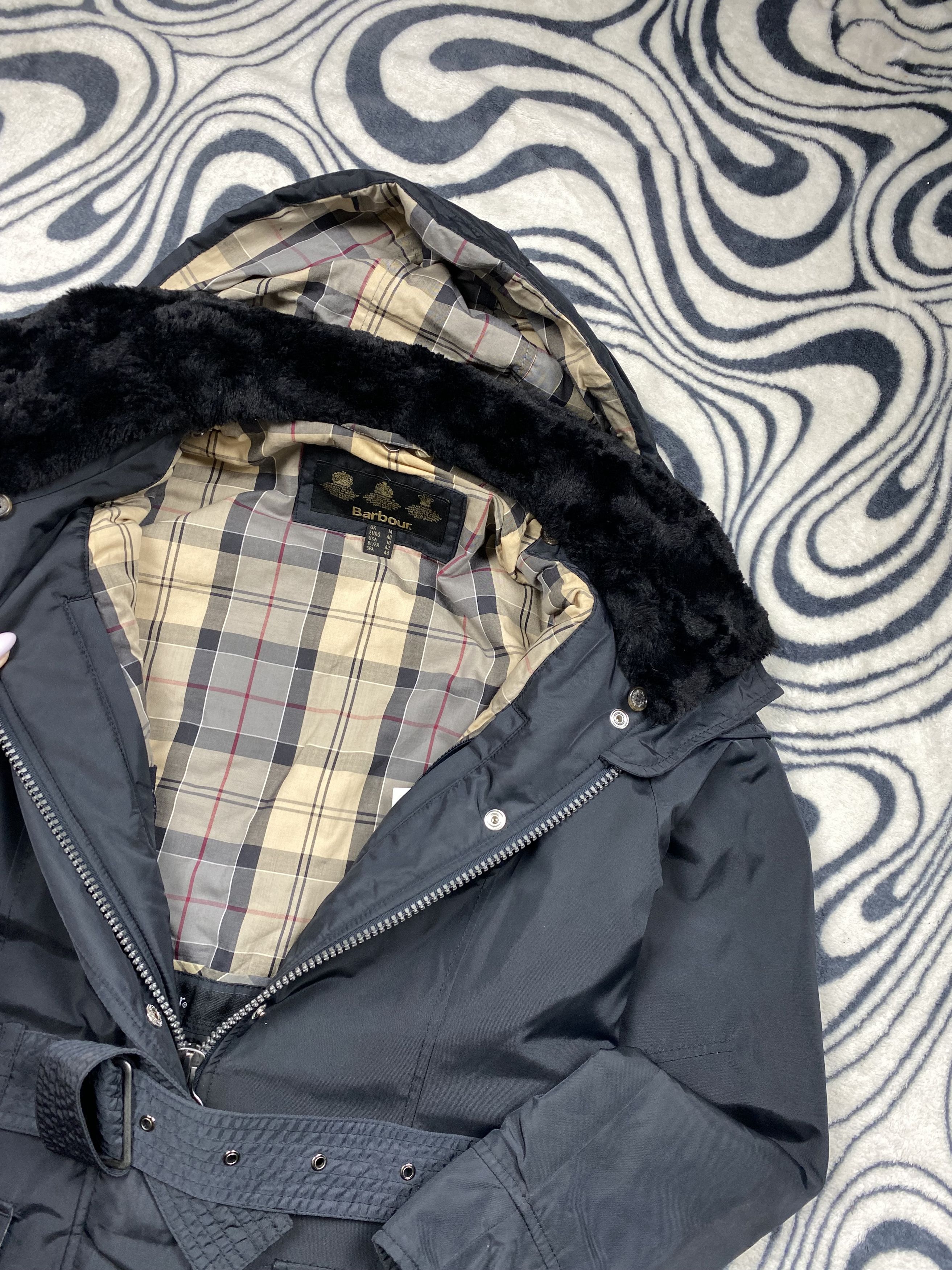Barbour Barbour Womens Nylon Parka Outlaw Jacket Coat Size L / US 10 / IT 46 - 3 Thumbnail