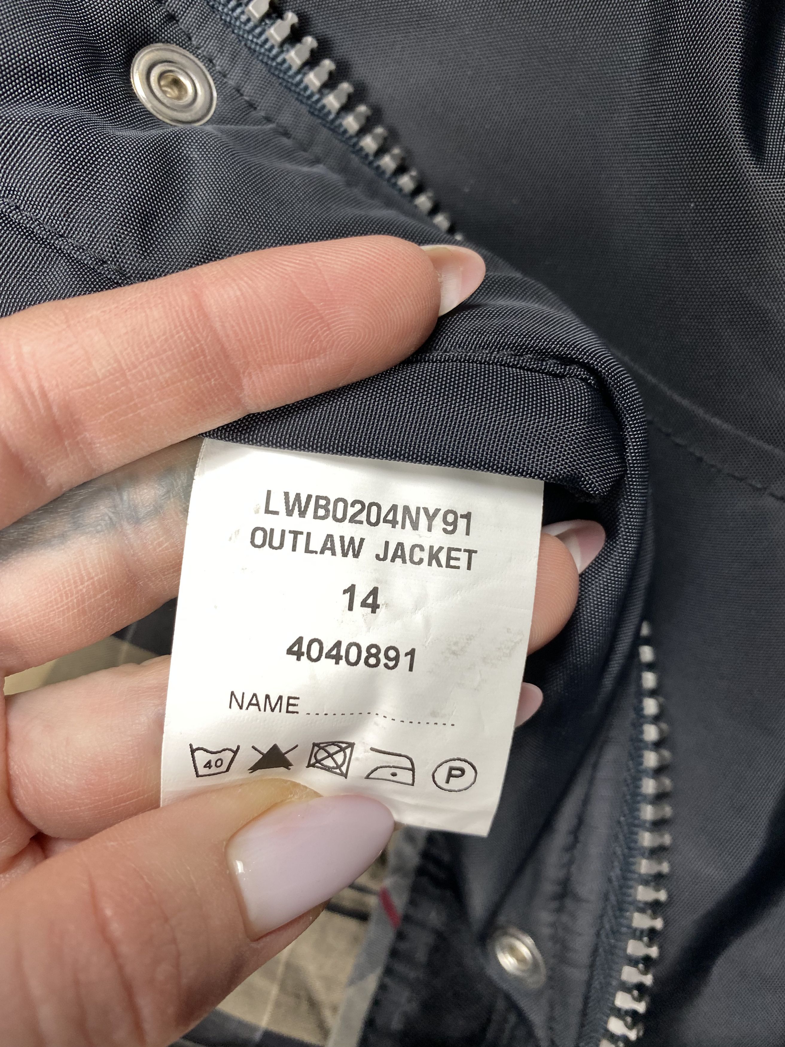 Barbour Barbour Womens Nylon Parka Outlaw Jacket Coat Size L / US 10 / IT 46 - 7 Thumbnail