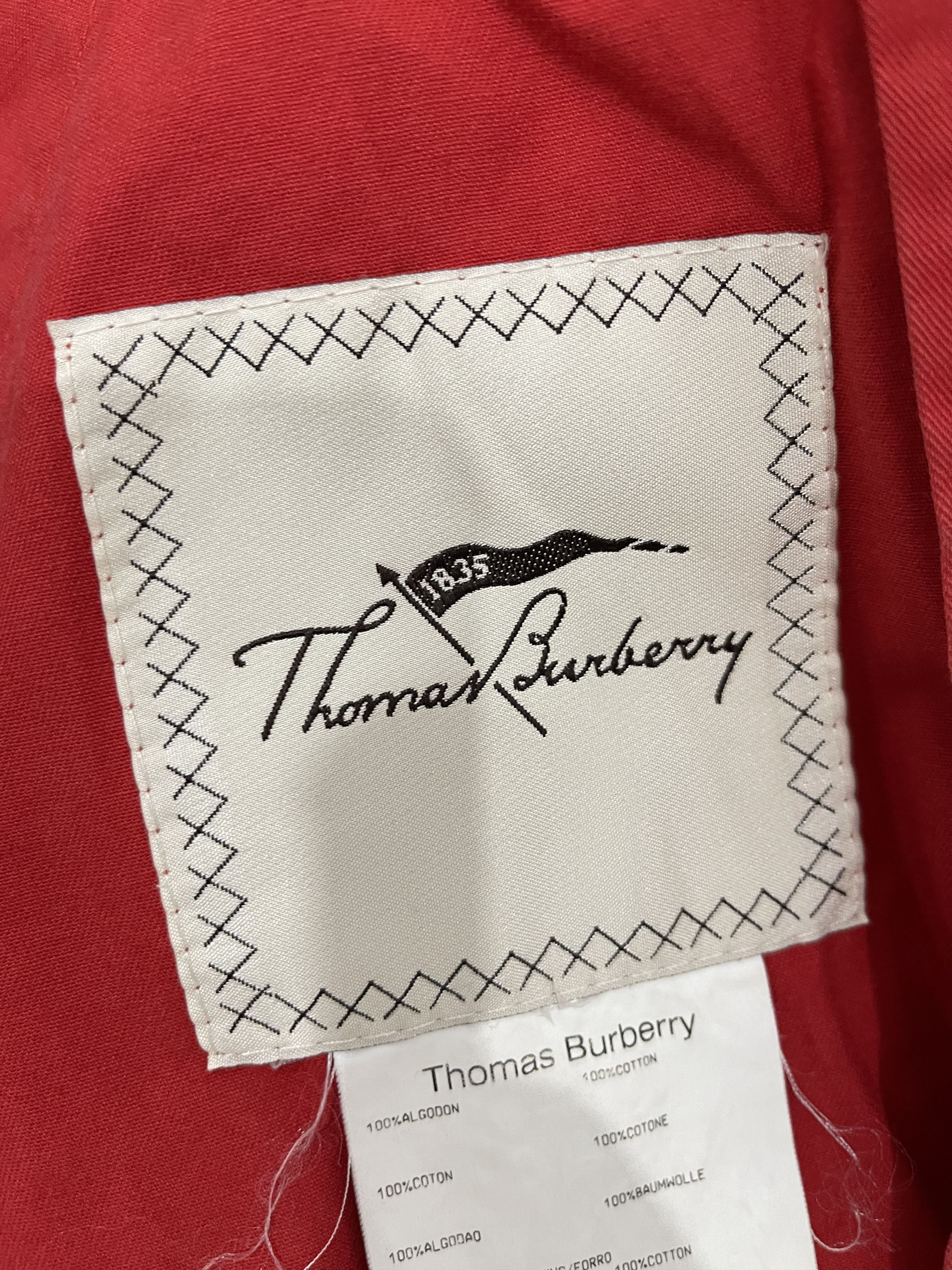 Burberry 🔥TB Burberry light jacket tb Burberry size M red Size US M / EU 48-50 / 2 - 11 Thumbnail