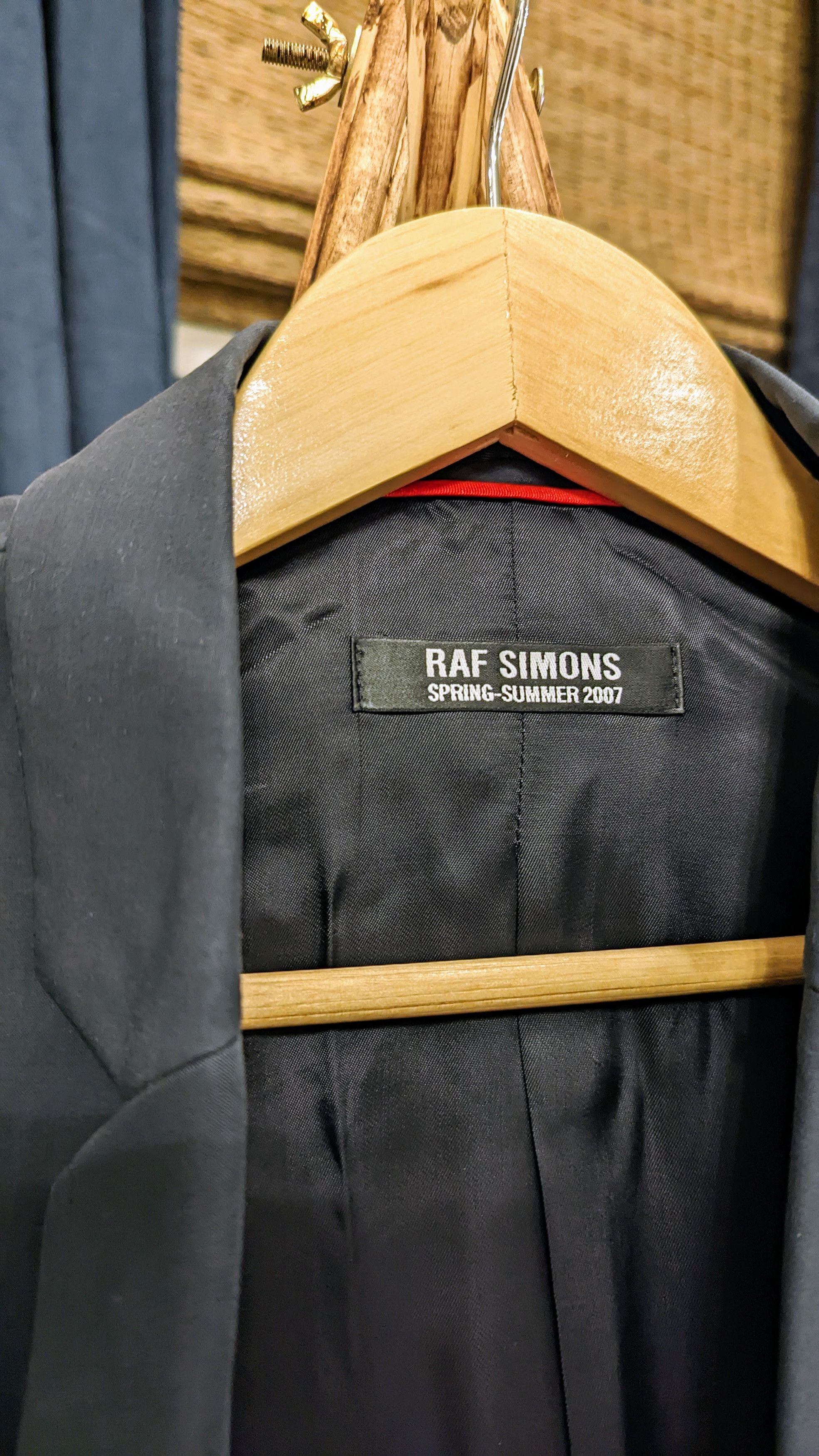 Raf Simons Vintage Raf Simons Spring Summer SS 2007 Navy