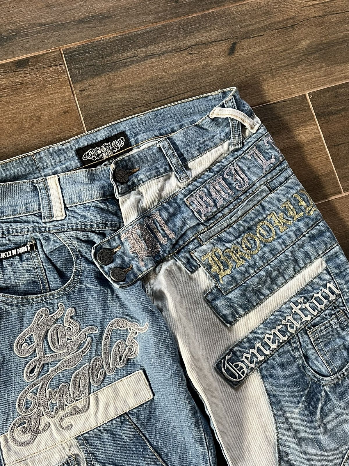 Brooklyn Mint × Vintage Y2k denim brooklyn mint Size US 32 / EU 48 - 2 Thumbnail