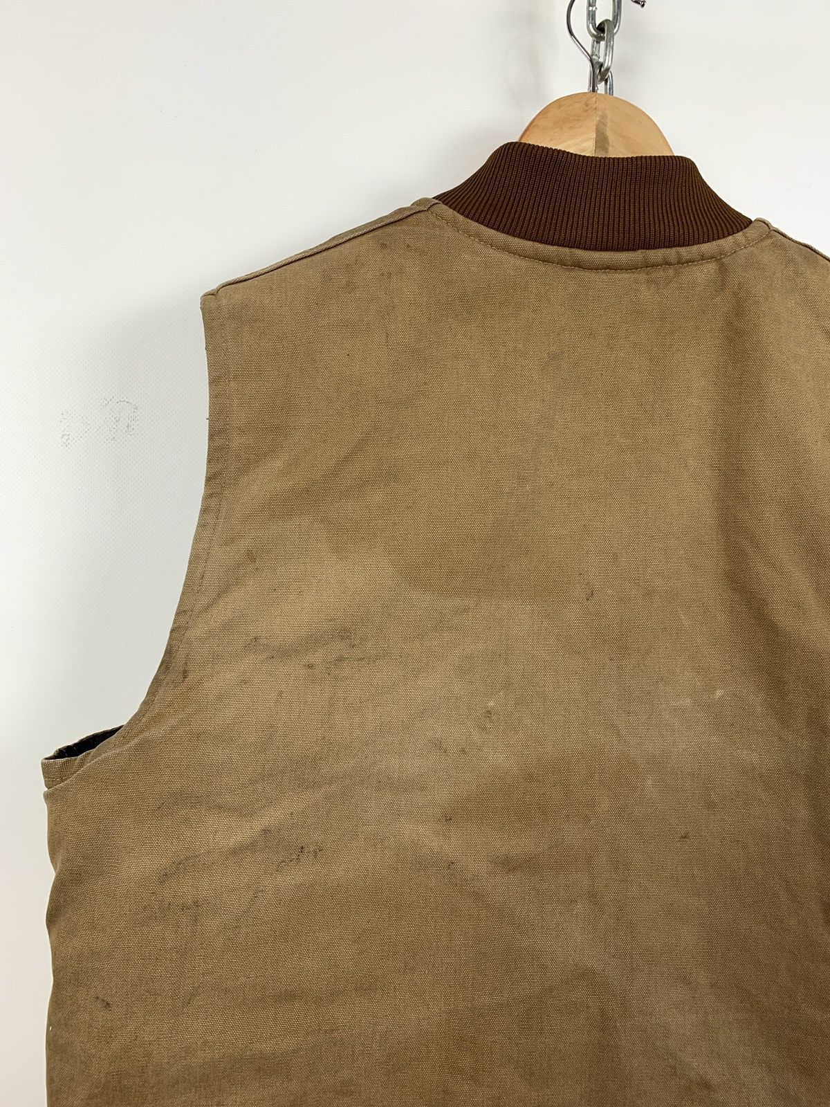 Carhartt Vintage Carhartt Quilted Workers Mustard Vest Size US XL / EU 56 / 4 - 11 Thumbnail