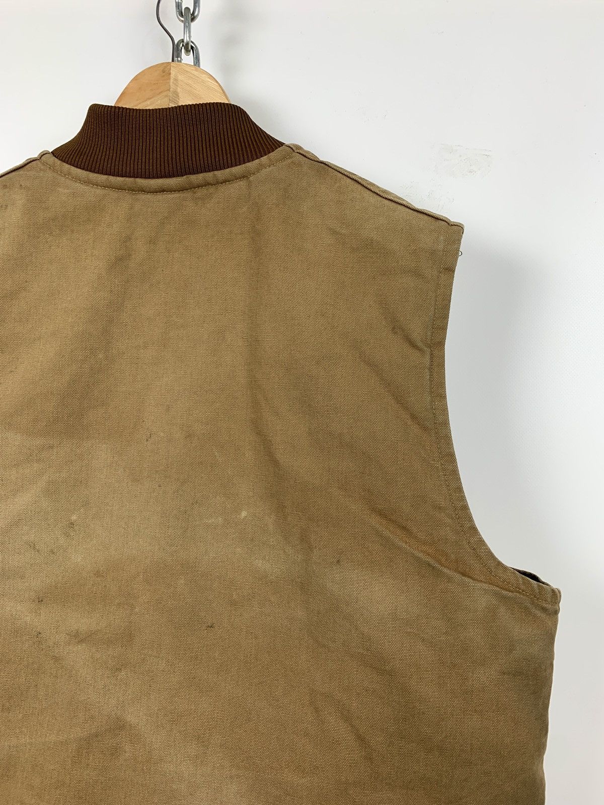 Carhartt Vintage Carhartt Quilted Workers Mustard Vest Size US XL / EU 56 / 4 - 12 Thumbnail