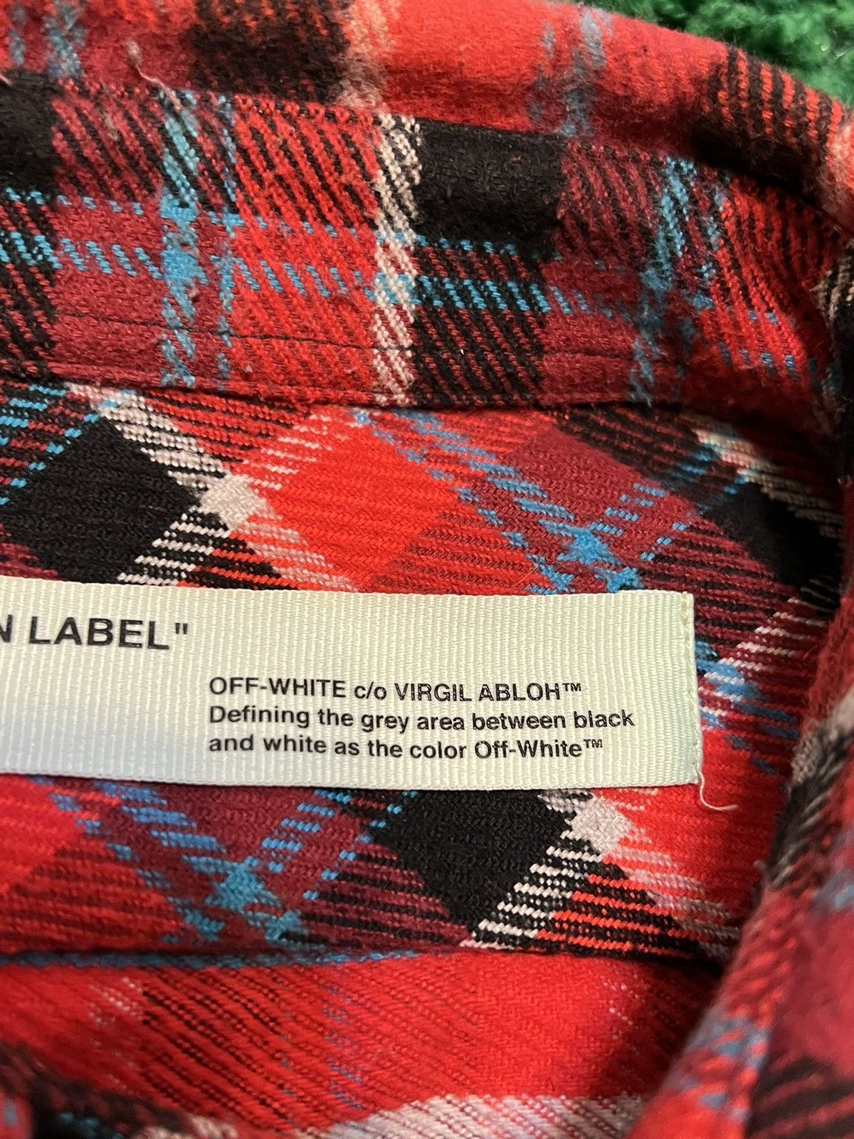Off-White Off-White Red Check Flannel Longsleeve Size US M / EU 48-50 / 2 - 9 Thumbnail
