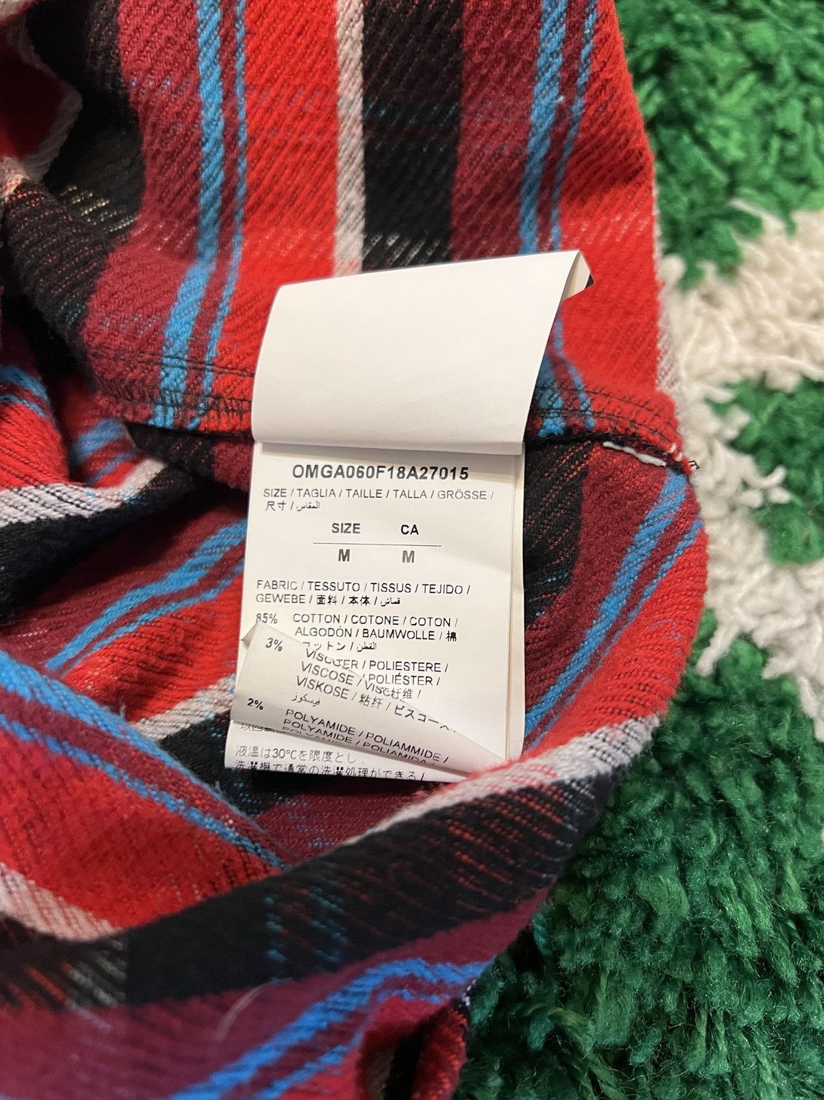 Off-White Off-White Red Check Flannel Longsleeve Size US M / EU 48-50 / 2 - 17 Thumbnail