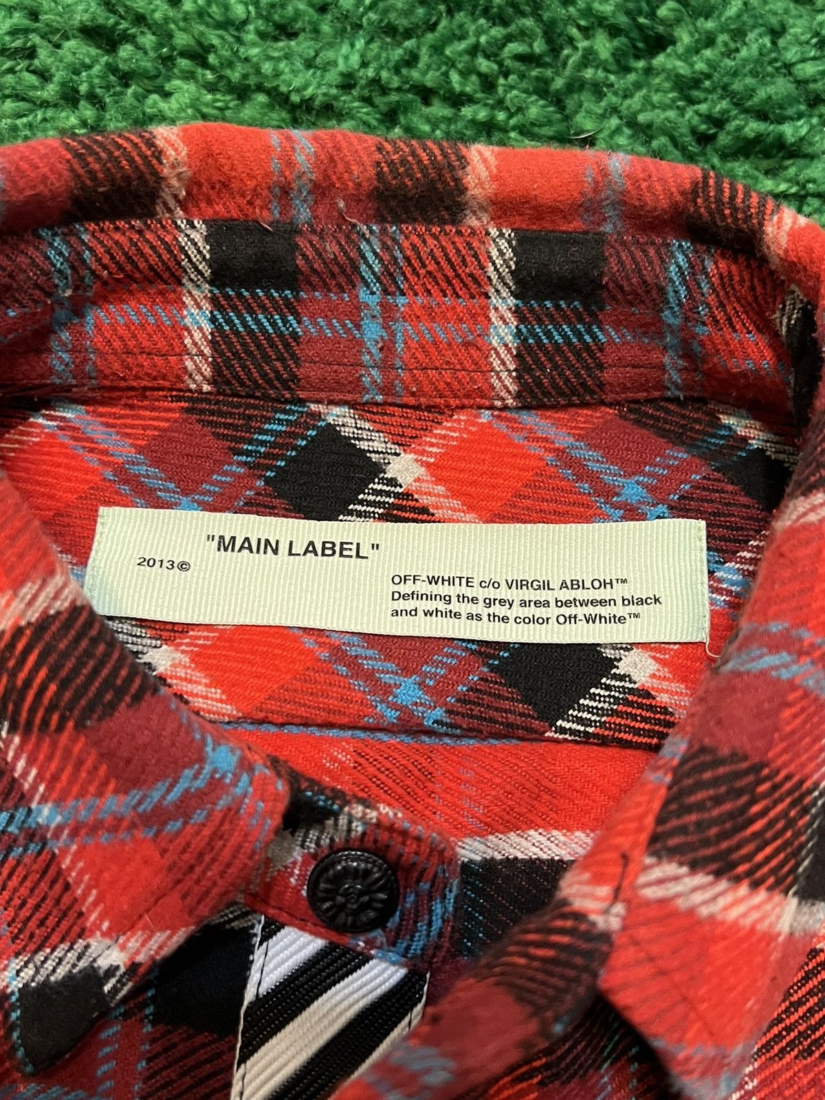 Off-White Off-White Red Check Flannel Longsleeve Size US M / EU 48-50 / 2 - 7 Thumbnail