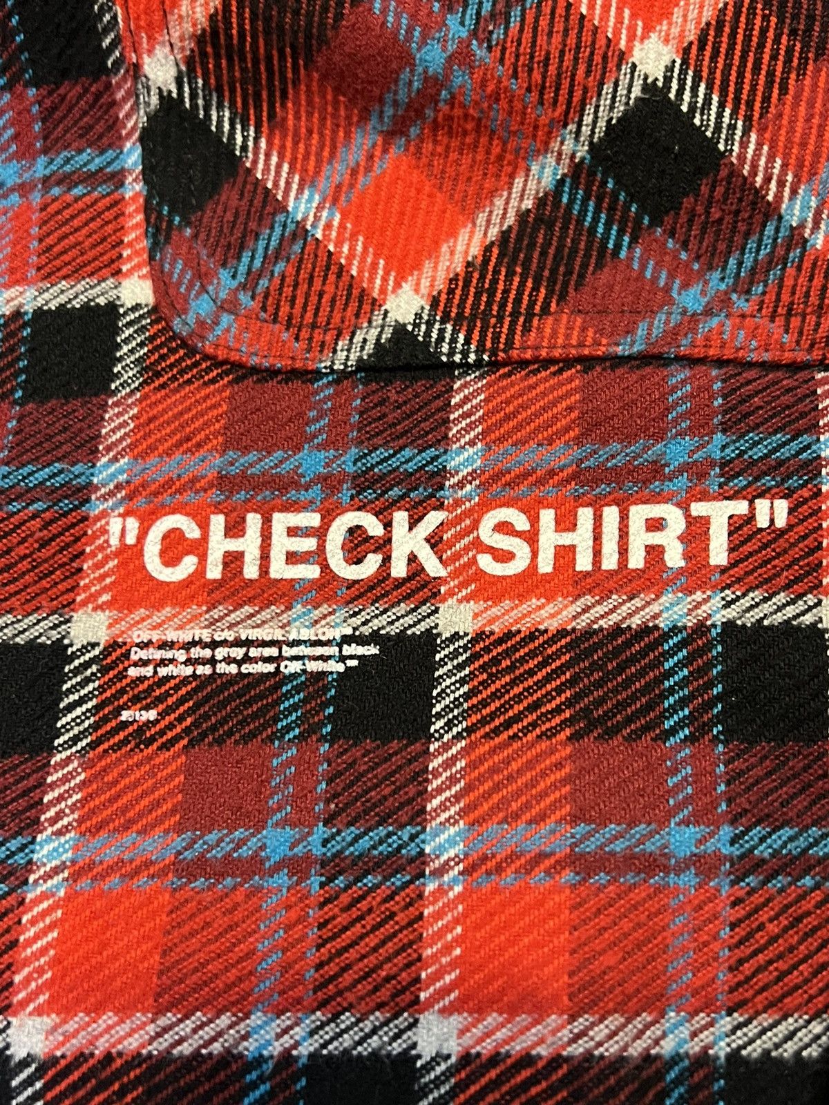 Off-White Off-White Red Check Flannel Longsleeve Size US M / EU 48-50 / 2 - 12 Thumbnail