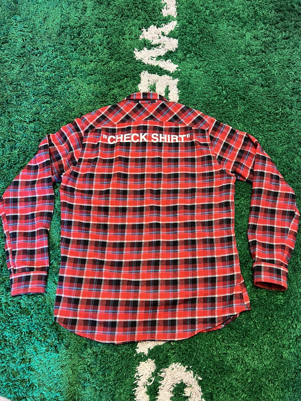 Off-White Off-White Red Check Flannel Longsleeve Size US M / EU 48-50 / 2 - 2 Preview