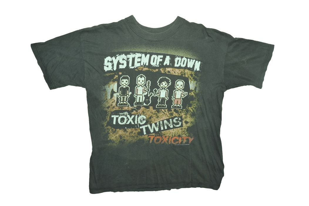Vintage Vintage 2001 System of a Down Toxicity Bootleg T-shirt Size US L / EU 52-54 / 3 - 1 Preview