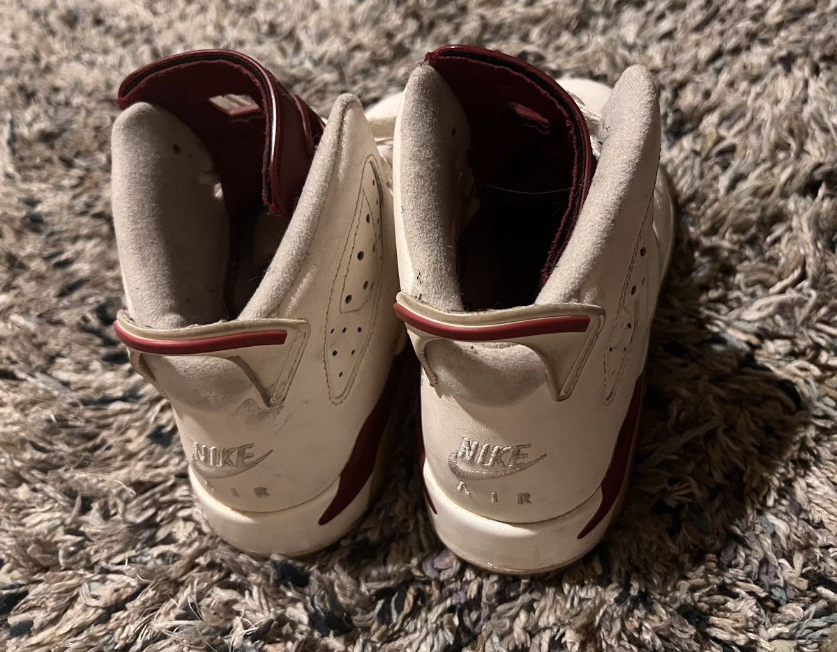 Jordan Brand × Nike Air Jordan 6 Retro OG BG Maroon 2015 Size US 6.5 / EU 39-40 - 5 Thumbnail