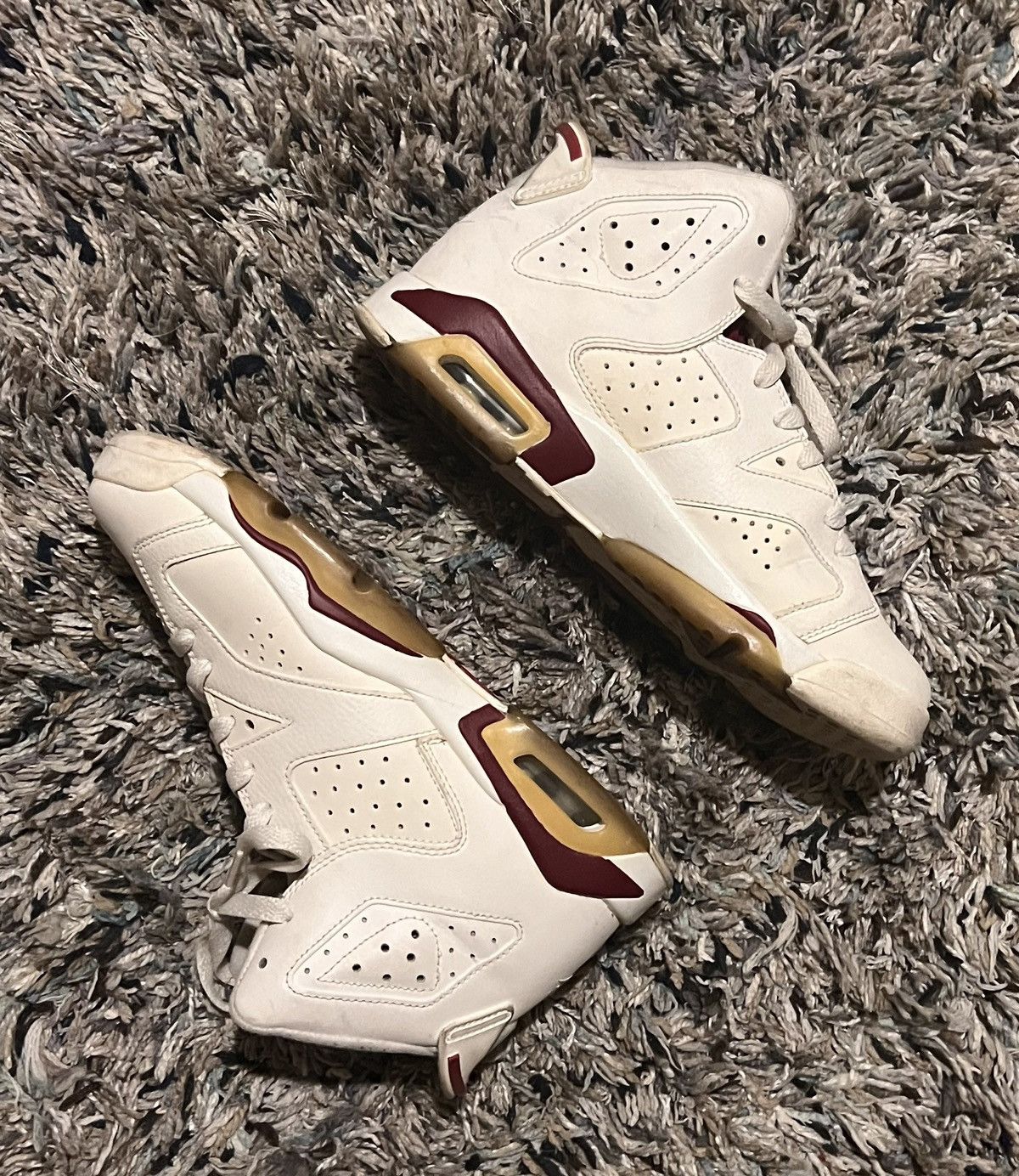 Jordan Brand × Nike Air Jordan 6 Retro OG BG Maroon 2015 Size US 6.5 / EU 39-40 - 1 Thumbnail