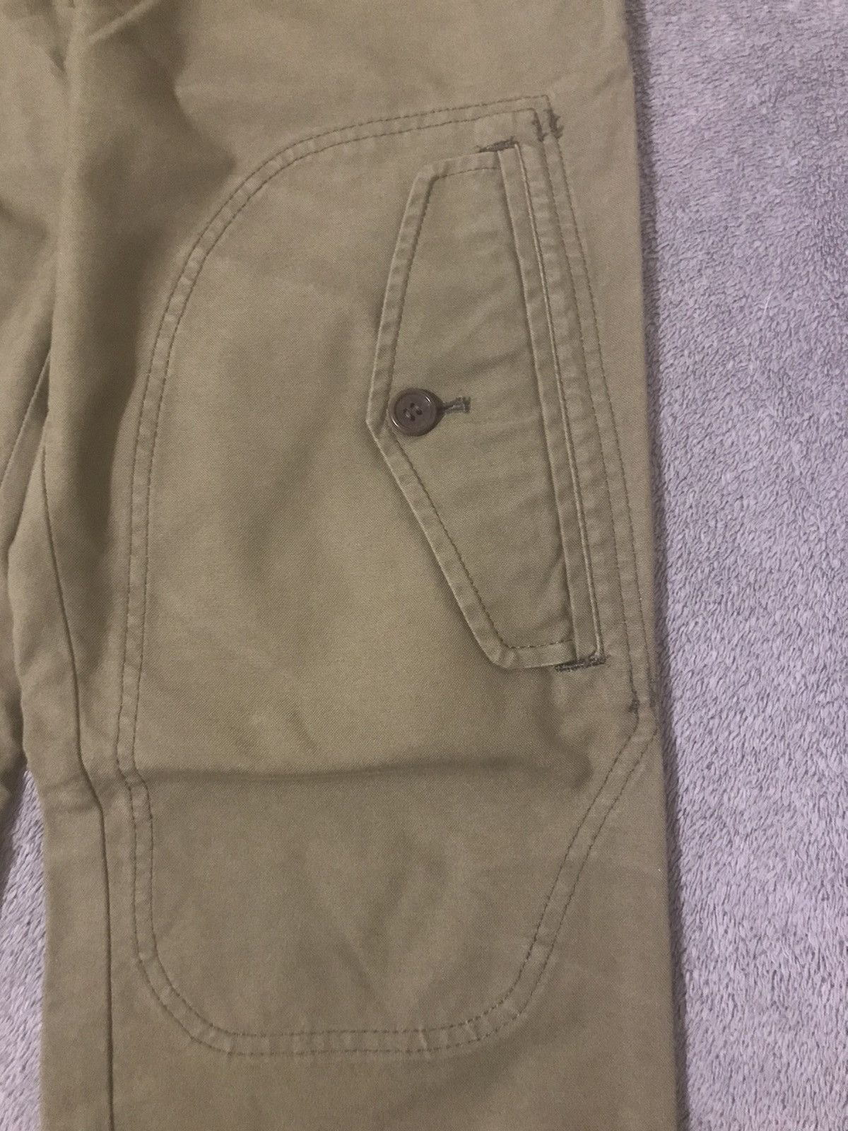Comme des Garcons × Comme des Garcons Homme × Comme des Garcons Homme Plus AD2004 Flight Pocket Military Cargo Double knee Pants Size US 32 / EU 48 - 4 Thumbnail