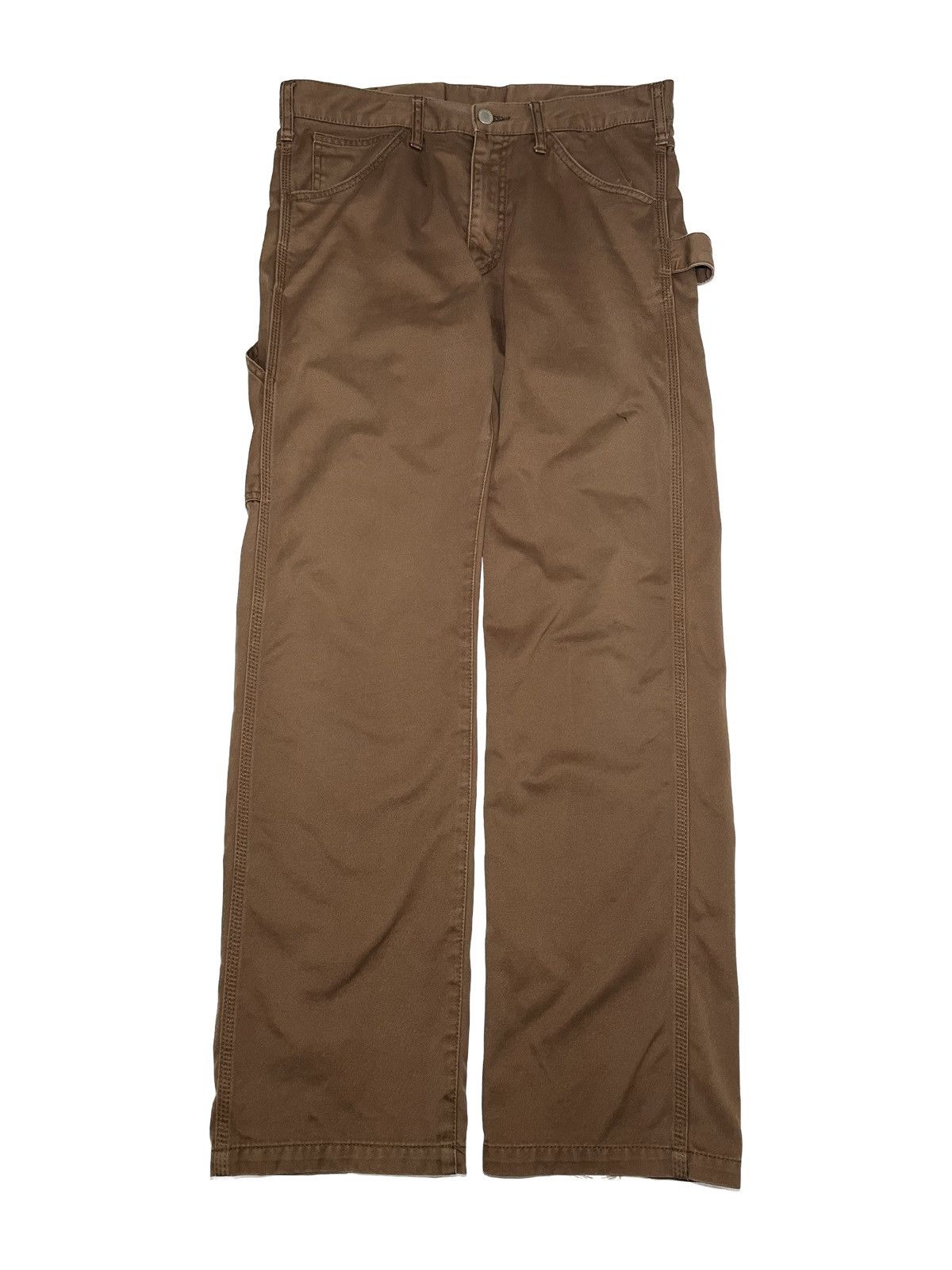 Comme des Garcons × Comme des Garcons Homme Plus × Japanese Brand AD2004 Comme des Garcons Carpenter Painter Pants Brown Size US 32 / EU 48 - 1 Thumbnail