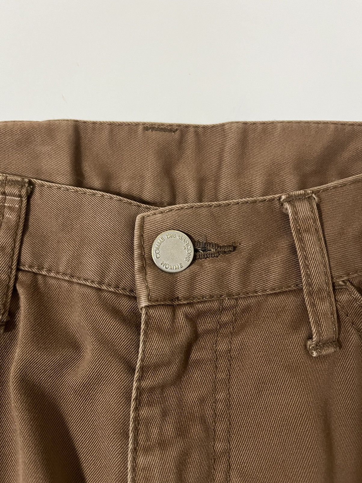 Comme des Garcons × Comme des Garcons Homme Plus × Japanese Brand AD2004 Comme des Garcons Carpenter Painter Pants Brown Size US 32 / EU 48 - 8 Thumbnail