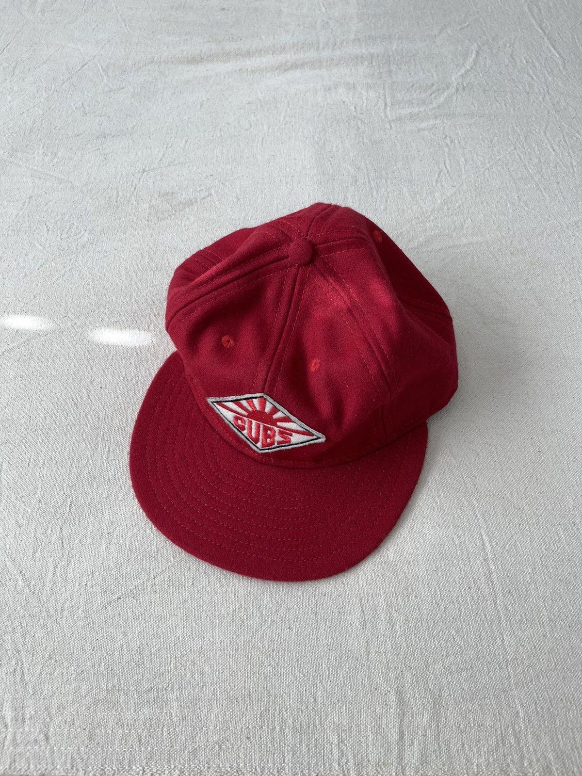 Ebbets Field Taiyo Cubs red flannel strapback