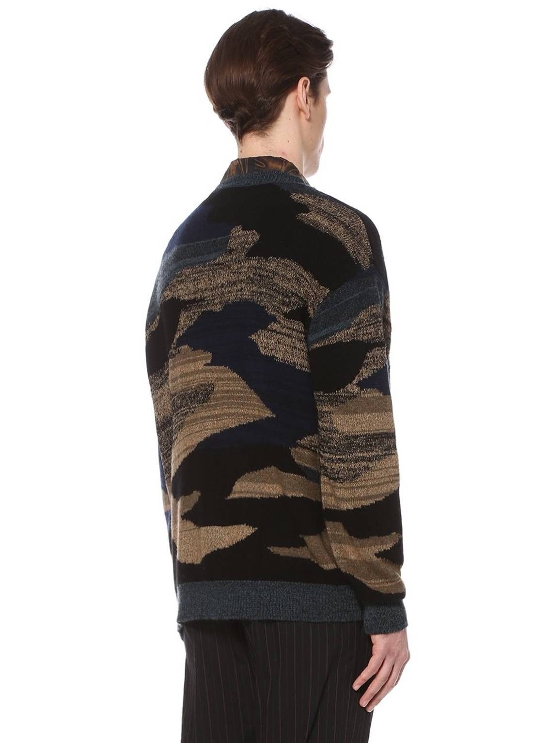 Dries Van Noten Cashmere blend patterned knit sweater Size US M / EU 48-50 / 2 - 4 Thumbnail