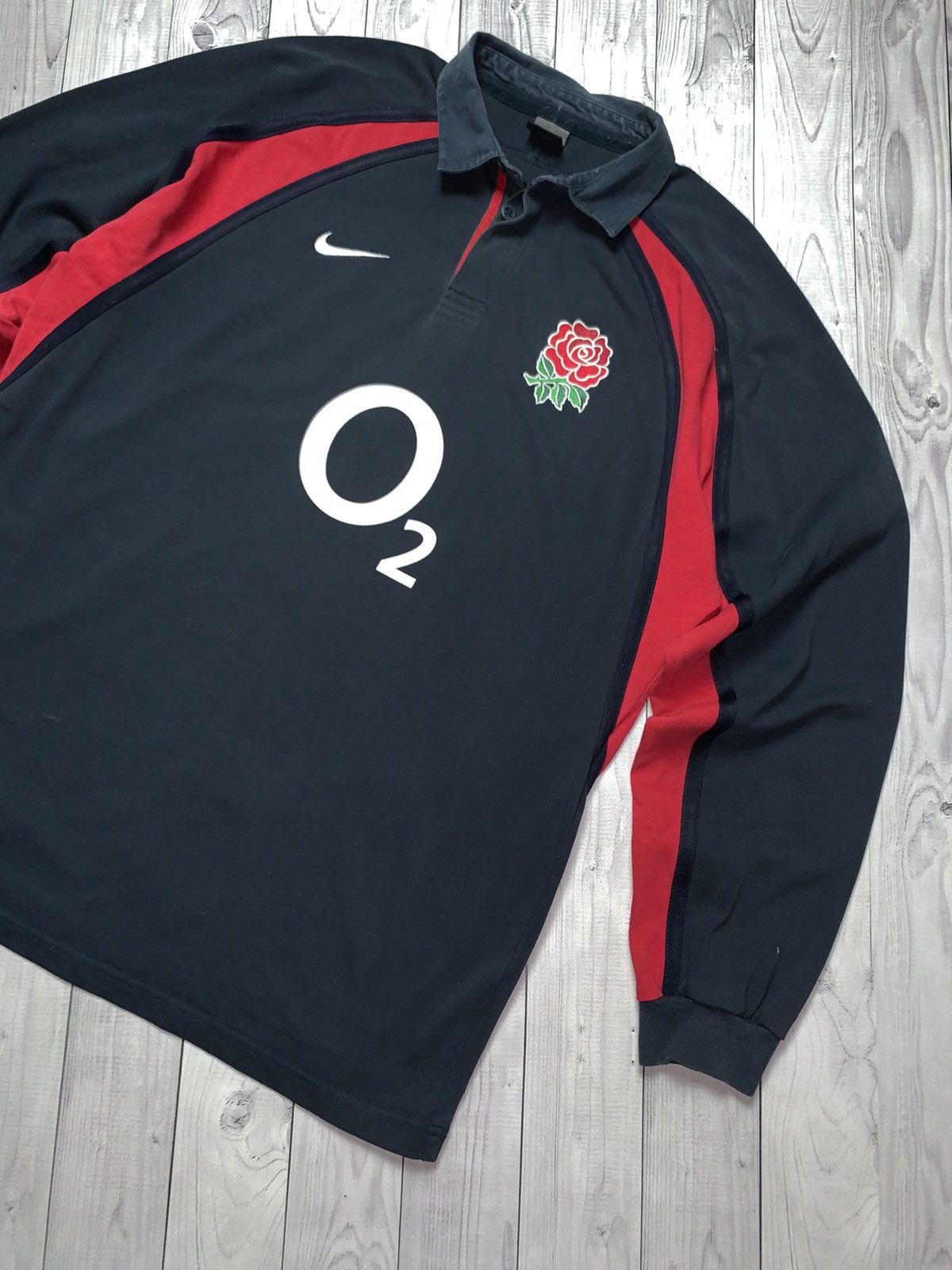 Vintage Vintage rugby England Nike long sleeve jersey size XL away Size US XL / EU 56 / 4 - 2 Thumbnail