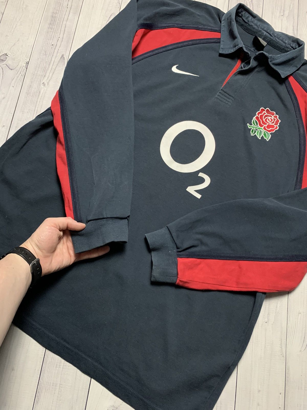 Vintage Vintage rugby England Nike long sleeve jersey size XL away Size US XL / EU 56 / 4 - 7 Thumbnail