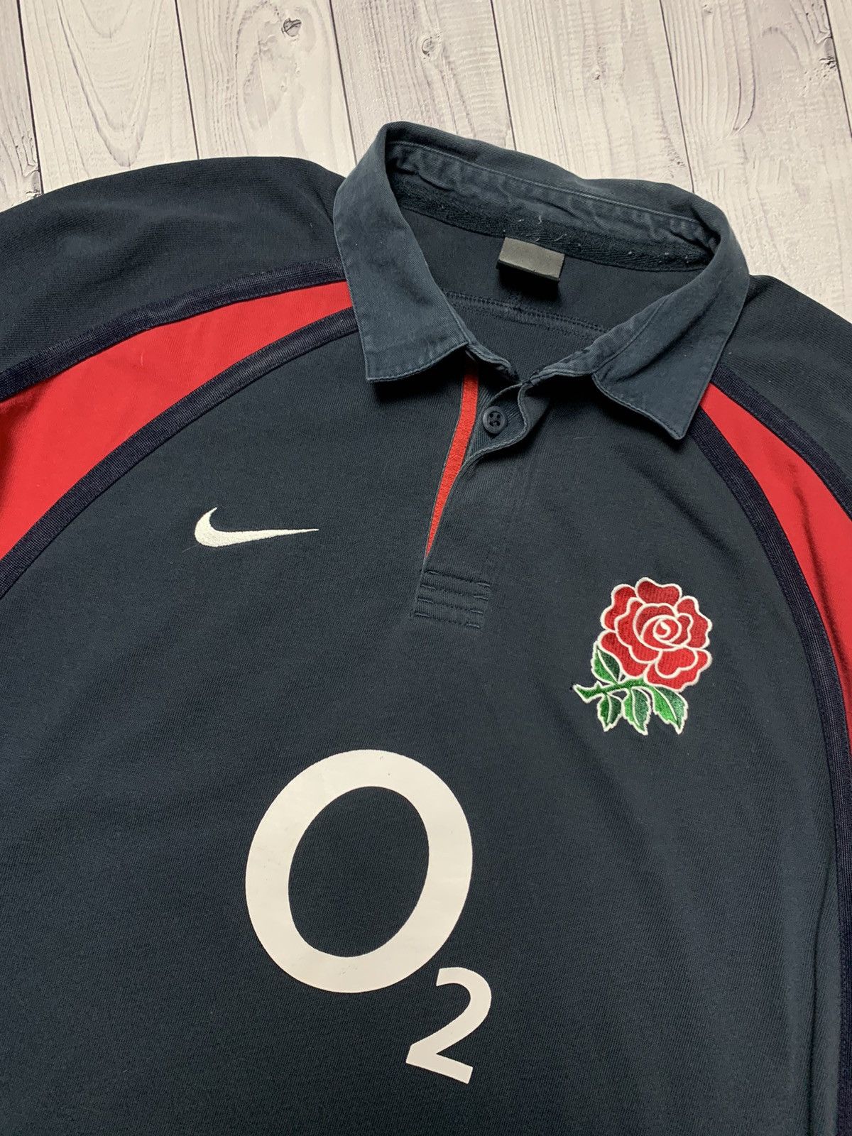 Vintage Vintage rugby England Nike long sleeve jersey size XL away Size US XL / EU 56 / 4 - 3 Thumbnail