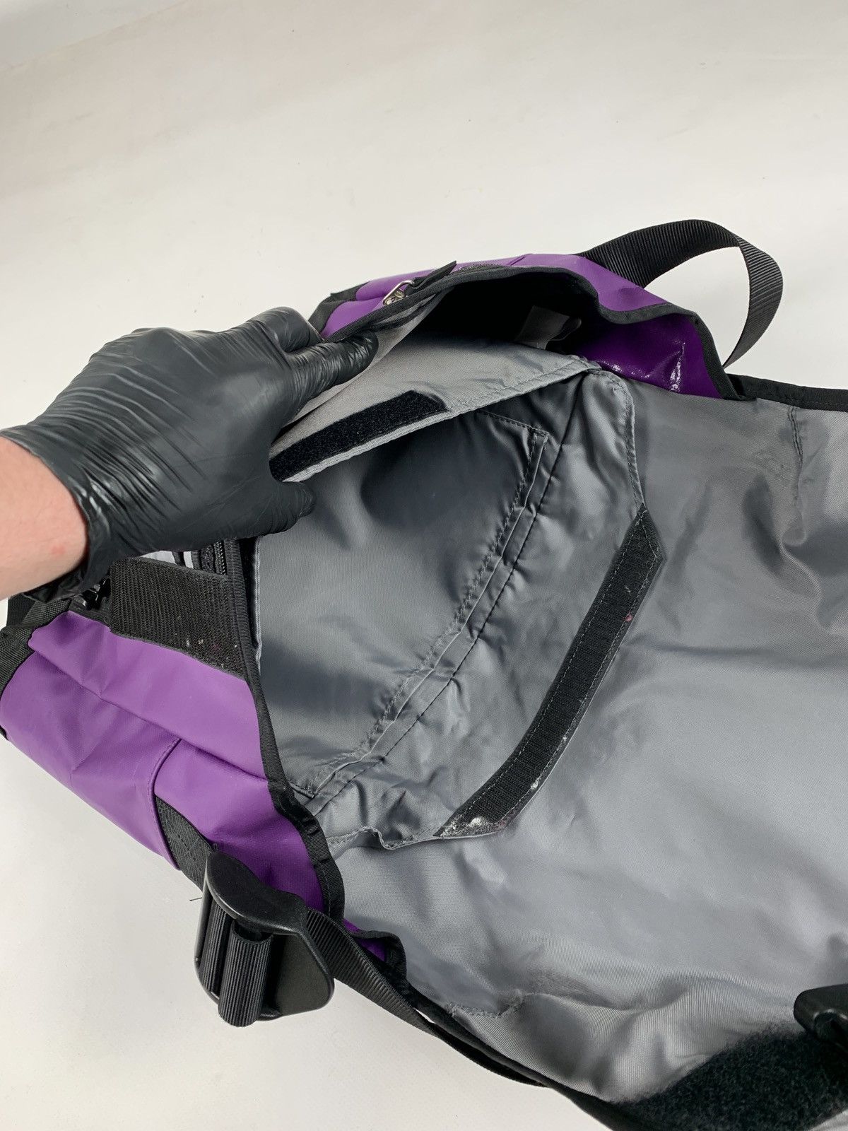 The North Face Vintage The North Face Purple Crossbody Messenger Bag Size ONE SIZE - 15 Thumbnail