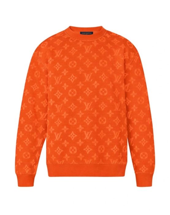 Louis Vuitton x Virgil Abloh Orange Teddy Sweatshirt sz XL – Mine & Yours