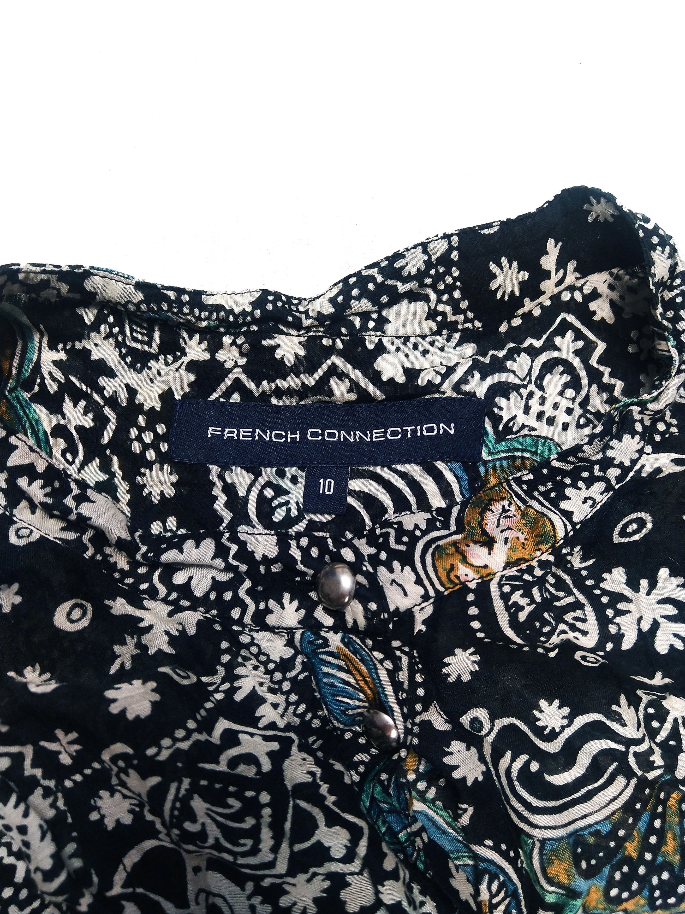 French Connection French Connection Dress in Baroque Style Tunic with Pockets Size M / US 6-8 / IT 42-44 - 10 Thumbnail